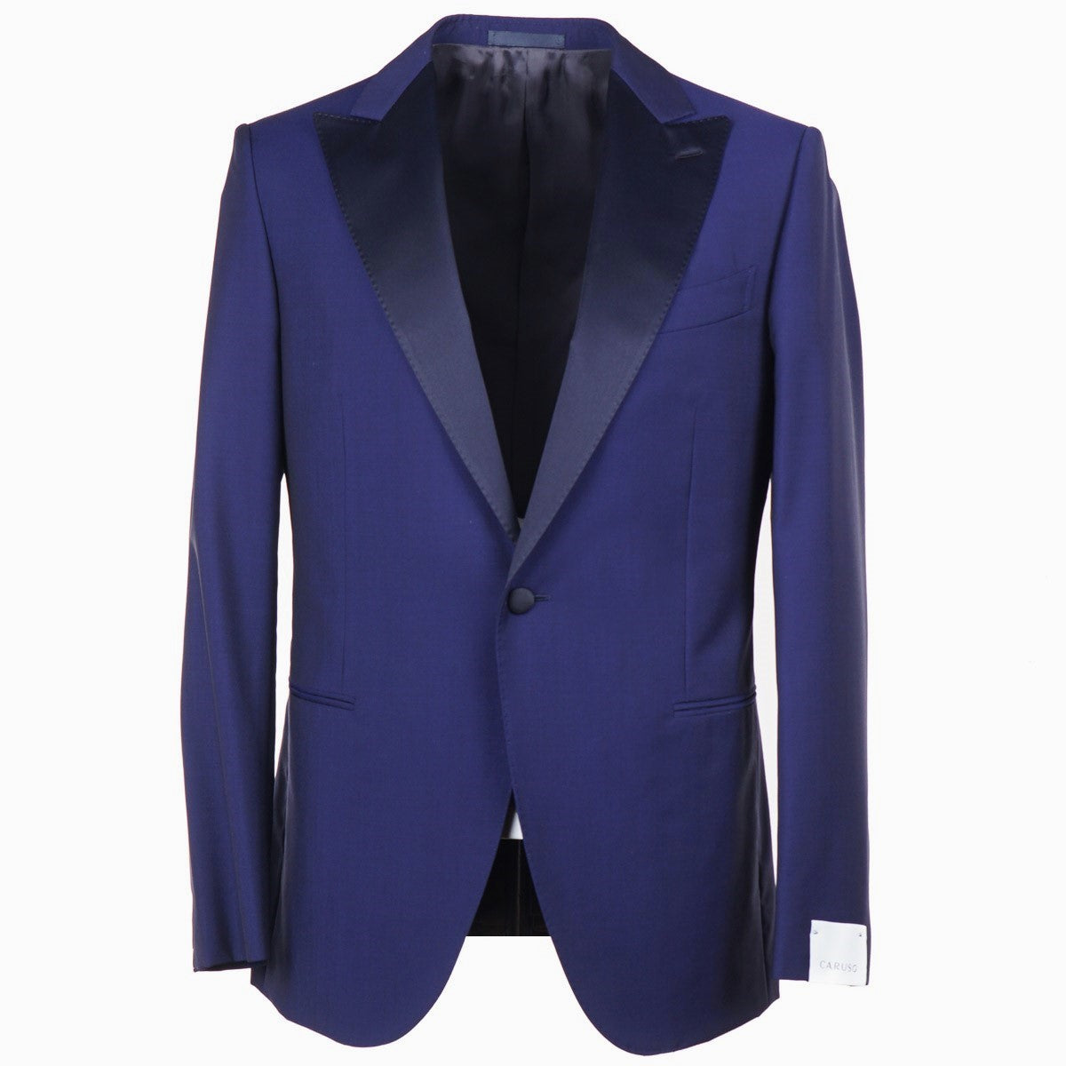 Premium Caruso Wool & Mohair Tuxedo Suit for Men - Elegant Formal Wear for Weddings, Prom & Black Tie Events