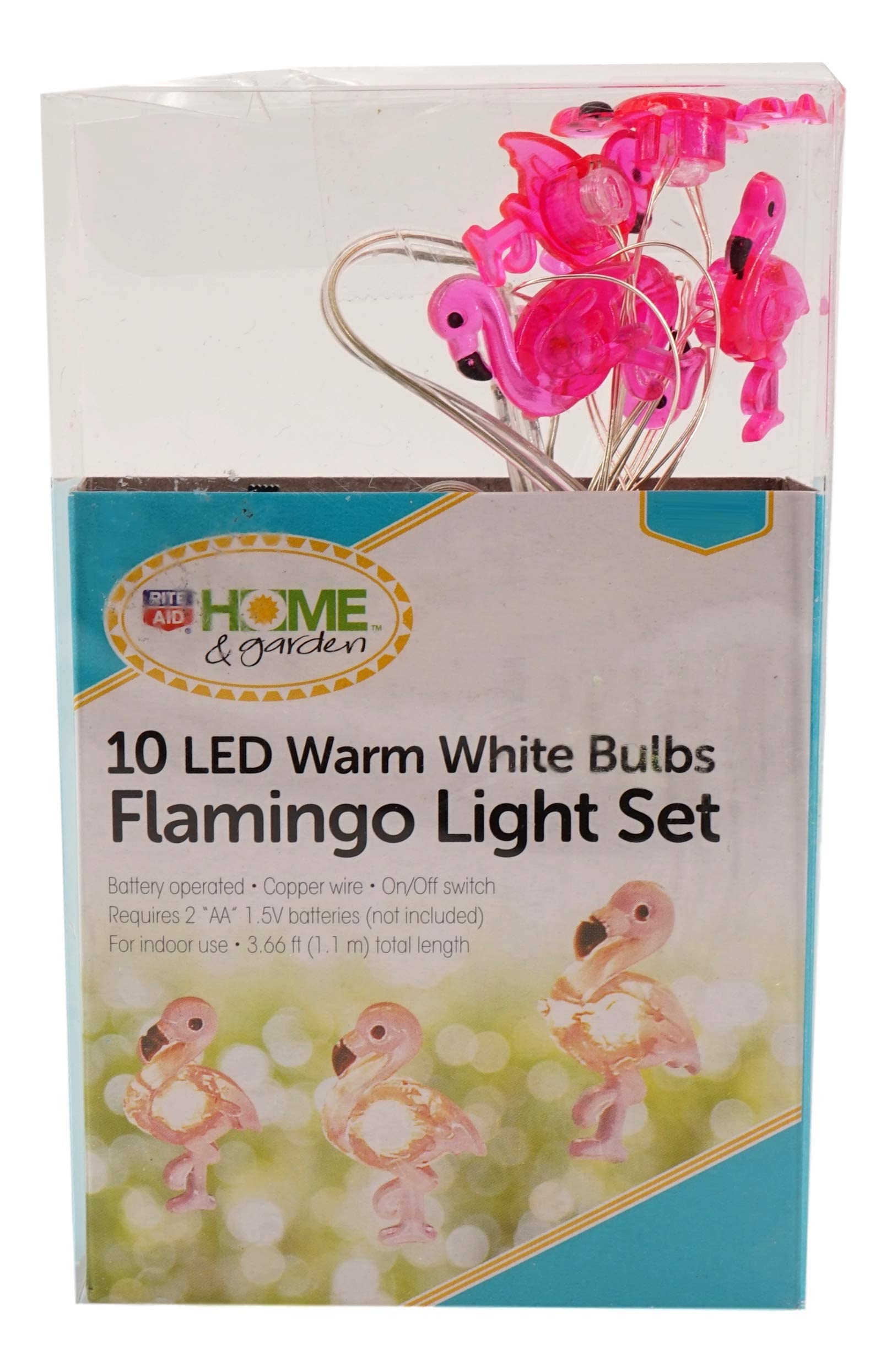 3 Pack Mini LED Light Sets - 3.6 ft Battery Operated String Lights with 10 Warm White Bulbs Each for Home Decor, Wedding, Party, Christmas & Outdoor Lighting