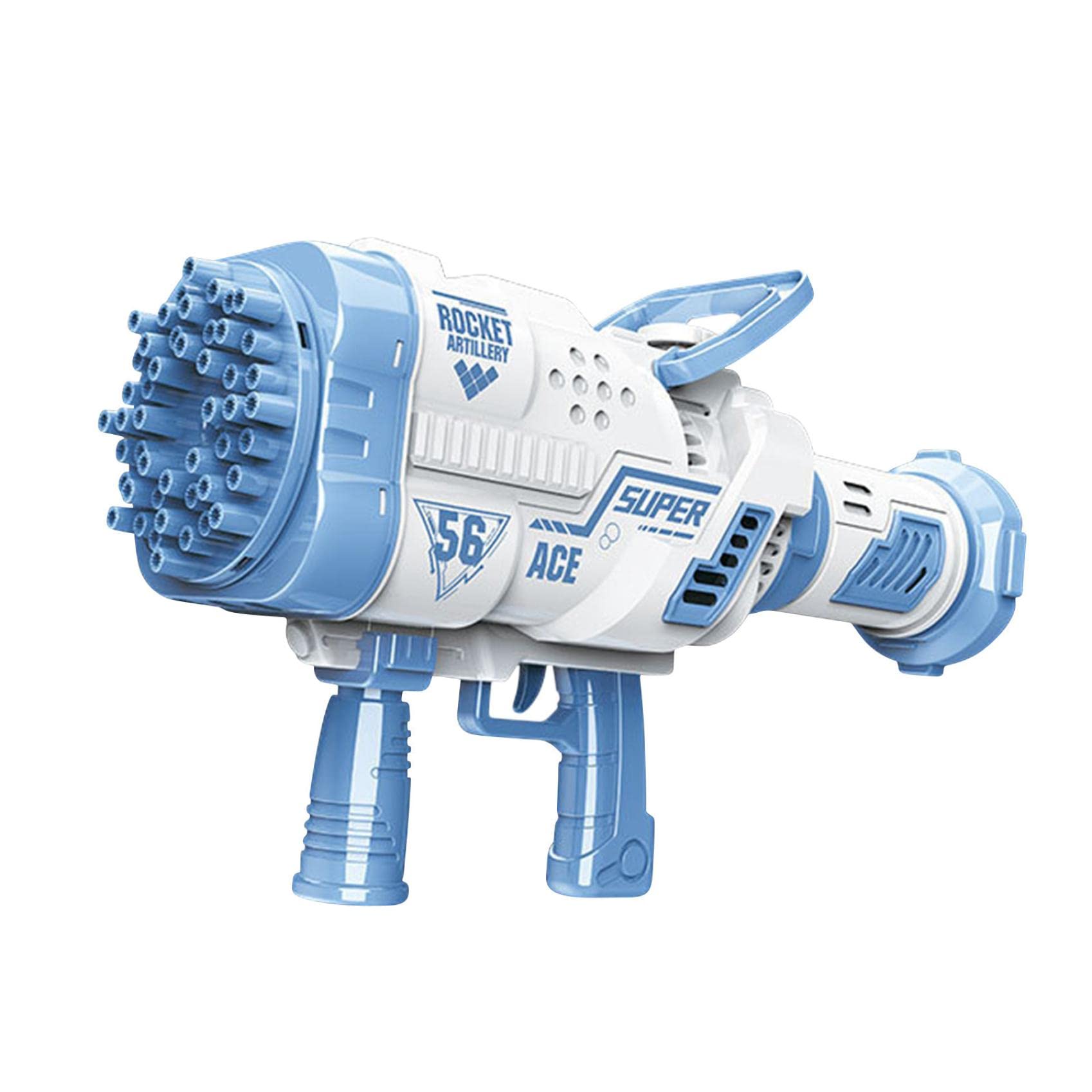 Lulxes Rotatable Bubble Machine - Electric Automatic Bubble Blower for Kids & Adults | Indoor/Outdoor Party Favors, Summer Activities & Backyard Fun (Blue)