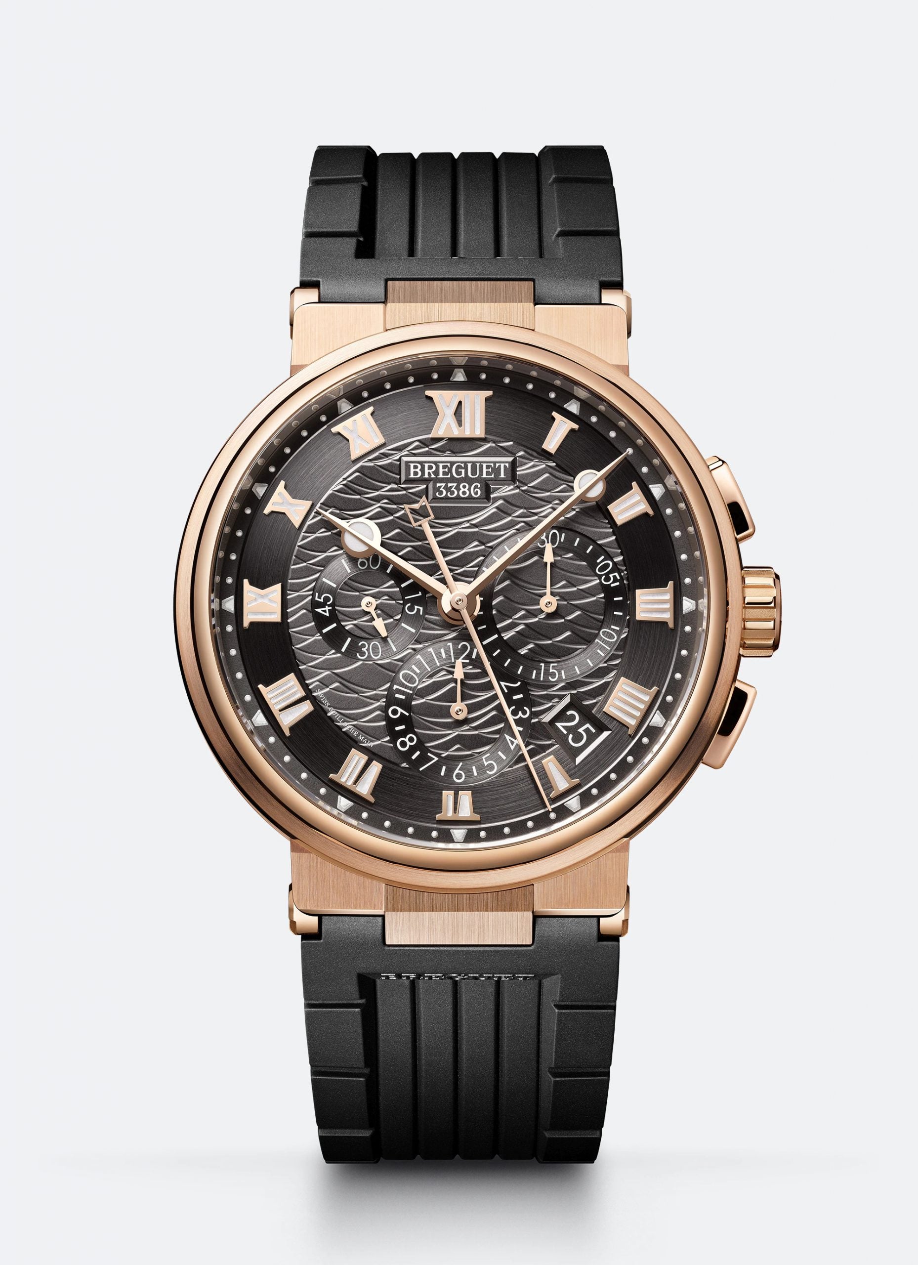 Breguet Marine 5527 Chronograph 18K Rose Gold Men's Luxury Watch - Perfect for Business, Formal Events & Special Occasions