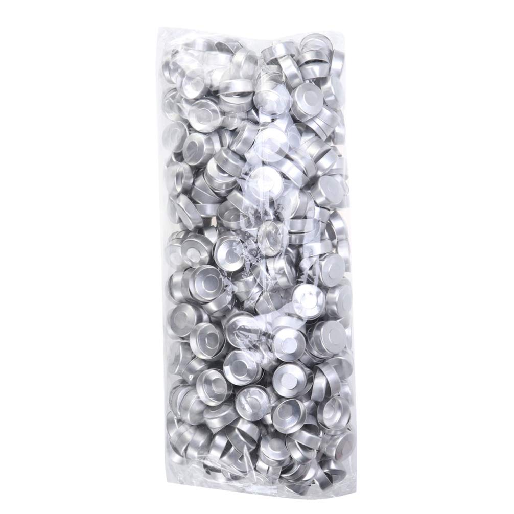 ARTIBETTER 300pcs Aluminum Tea Light Tins - Empty Metal Candle Containers for DIY Candle Making, Wedding Decor, Party Favors & Home Aromatherapy