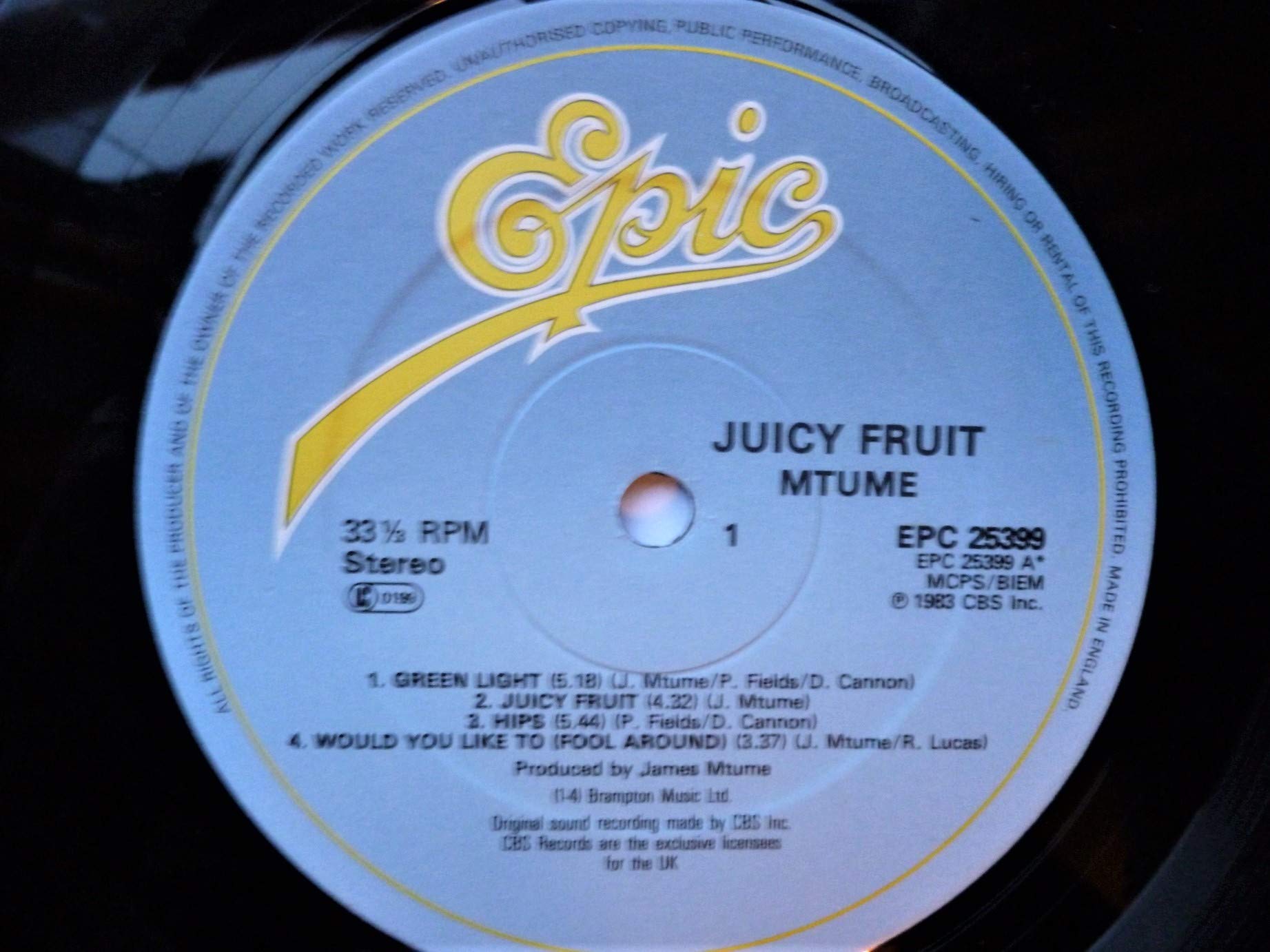 Mtume - Juicy Fruit CD | Classic R&B & Soul Music Album | Perfect for Relaxation, Workout & Road Trips