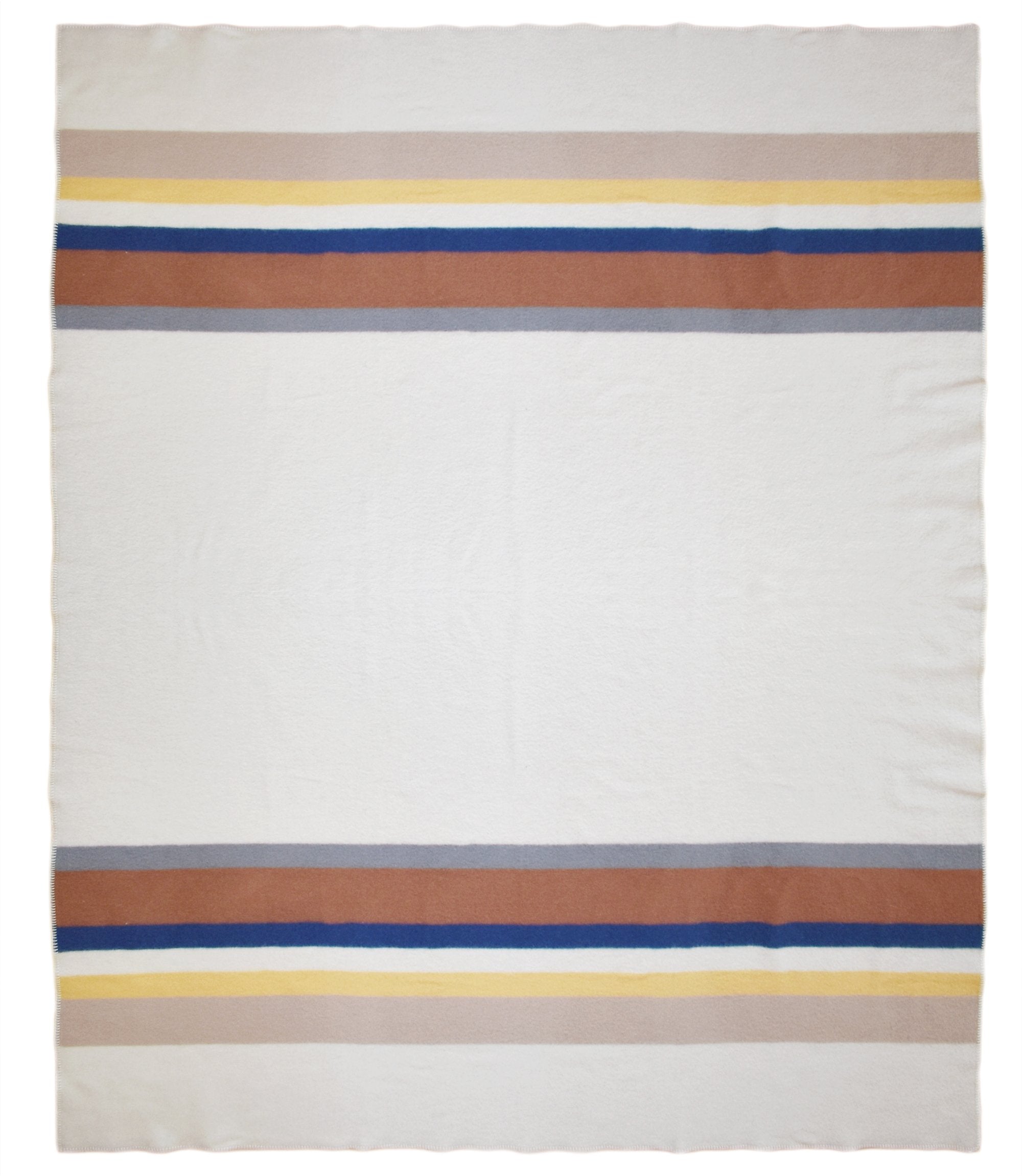 Premium Soft Wool Blanket - Cream Dunes Color - Cozy & Warm for Winter, Bedroom, Living Room, Camping & Outdoor Adventures