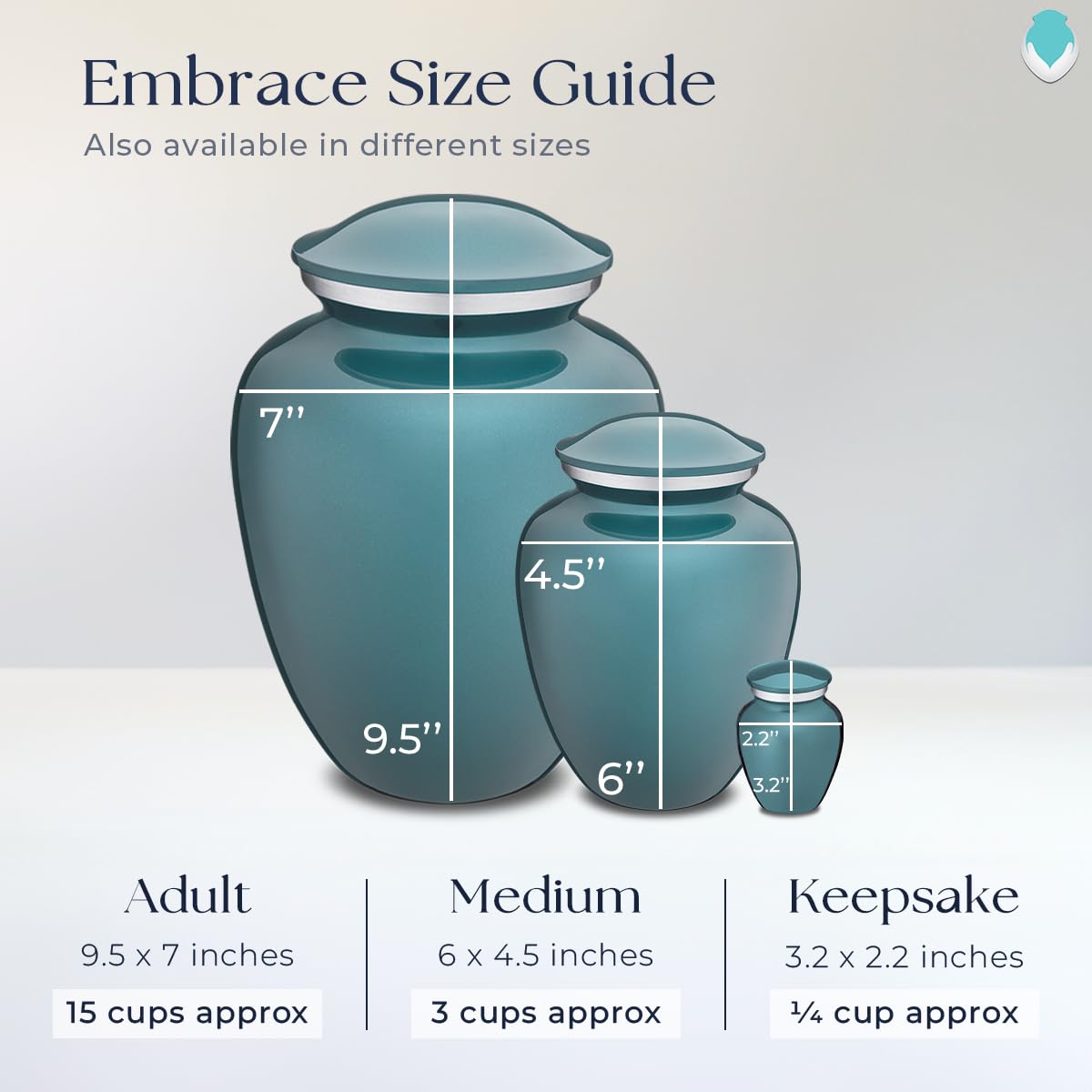Personalized Hummingbird Cremation Urn for Human Ashes - Large Teal Funeral Urn with Double Side Engraving for Adults (200 lbs Capacity) | Memorial Keepsake for Home, Funeral Service & Scattering Ceremonies