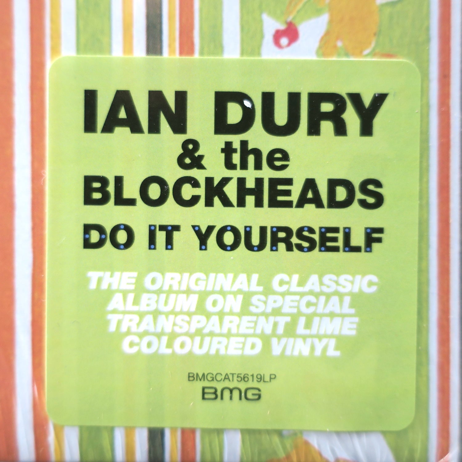 IAN DURY & THE BLOCKHEADS 'Do It Yourself' LIME Vinyl LP Record - 1979 New Wave Punk Rock Album - Perfect for Vinyl Collectors & Music Enthusiasts