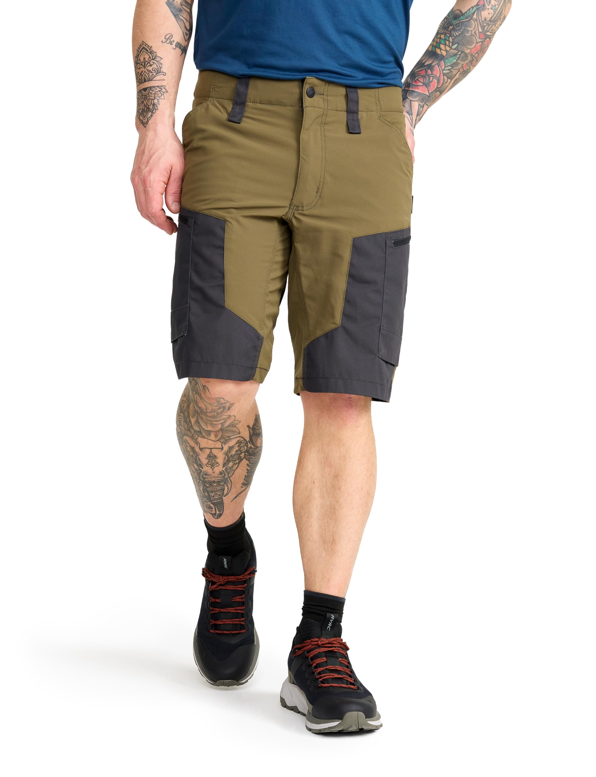 RevolutionRace Men's RVRC GP Hiking Shorts - Durable, Water Repellent Outdoor Shorts for Hiking, Camping & Travel | Lightweight Quick-Dry Adventure Pants for Men