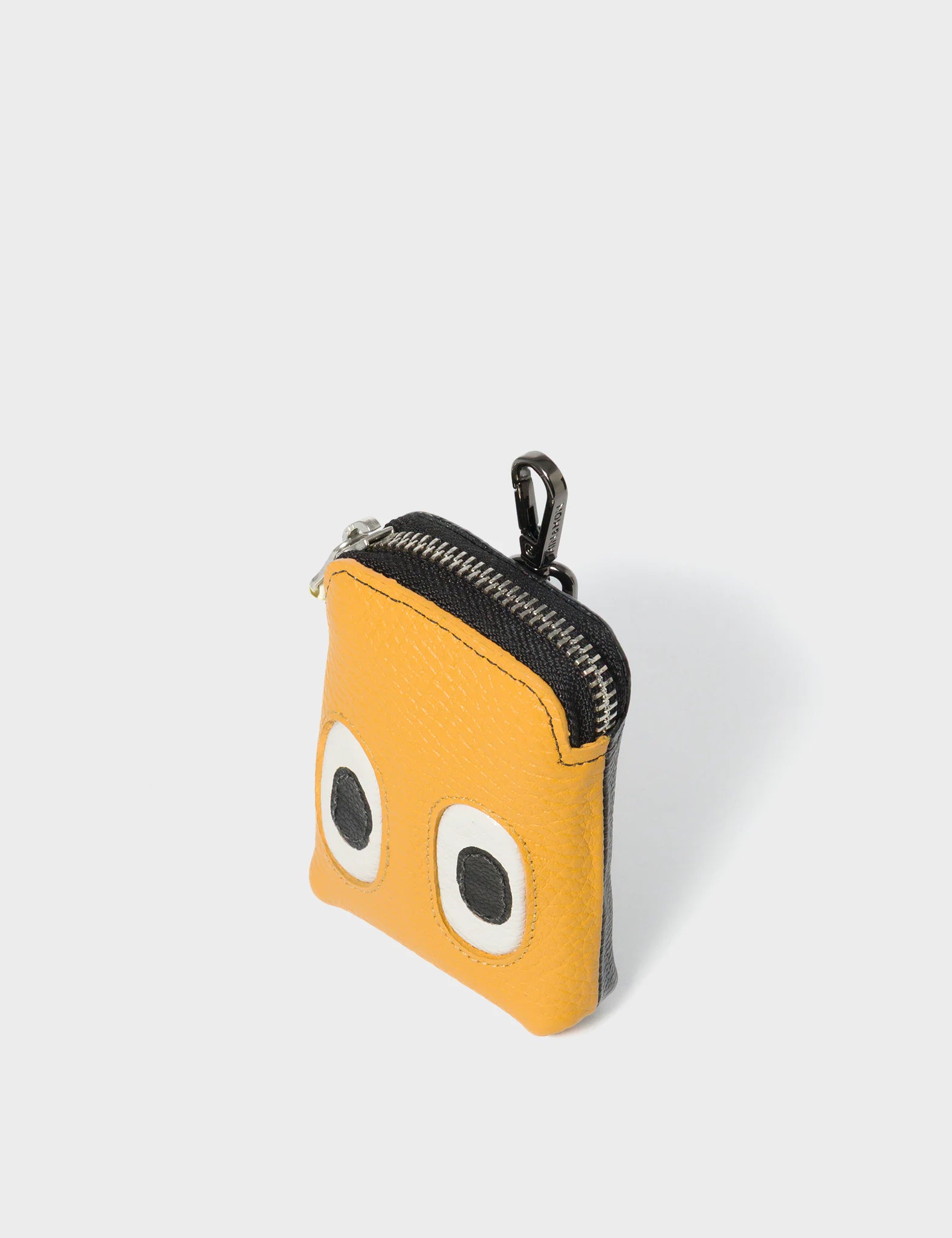 Florence Pouch Charm - Elegant Marigold Leather Keychain for Women | Perfect for Handbags, Keys & Everyday Carry