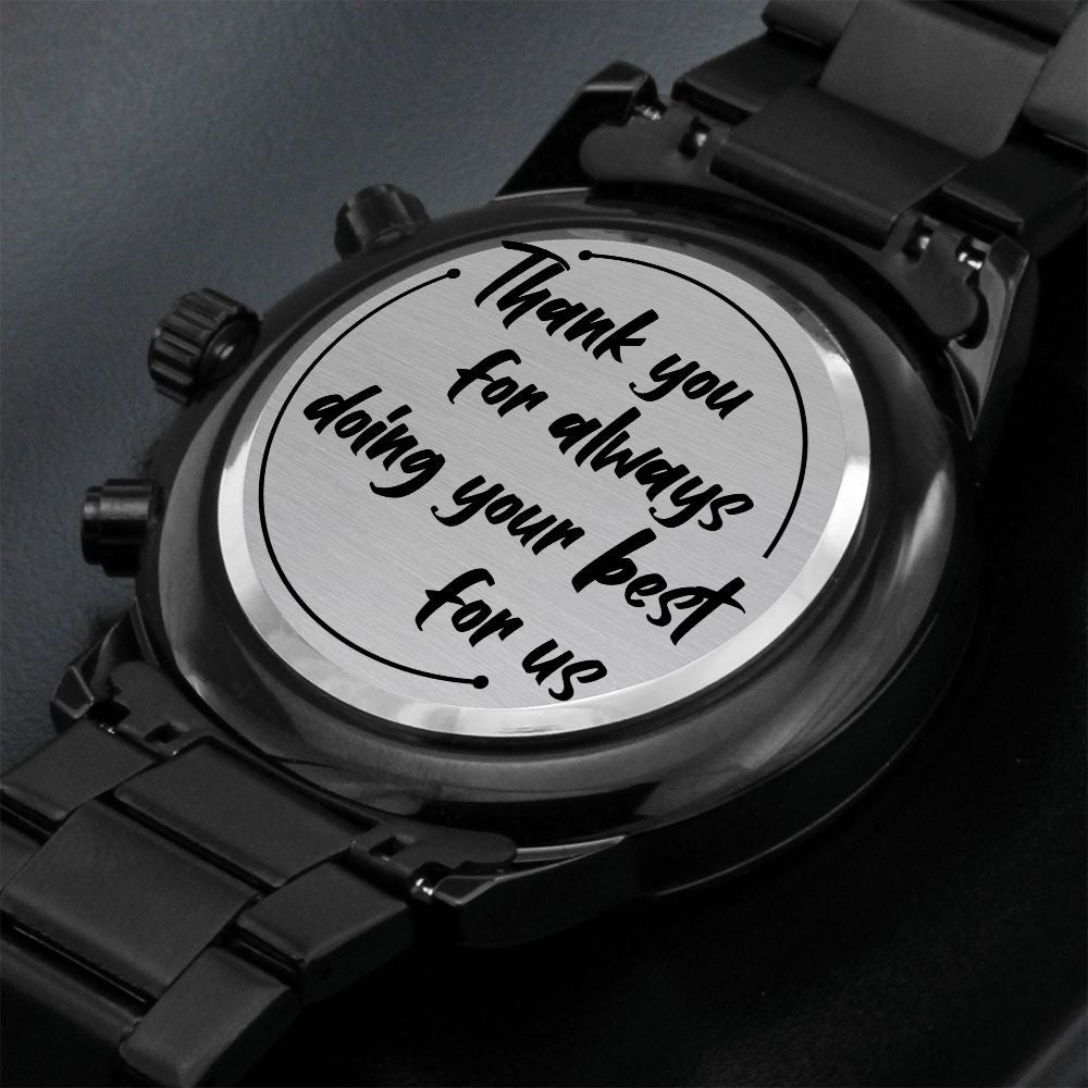 Waterproof Watch for Men - Best Christmas Gift for Dad - Durable & Stylish - Perfect for Outdoor Activities, Swimming & Daily Wear