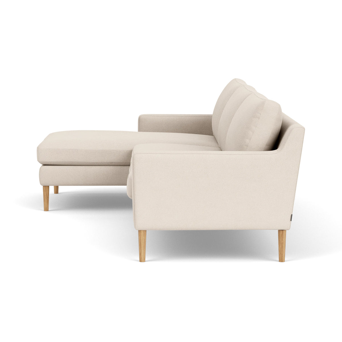 Astha Fabric Left Chaise Sofa - Modern L-Shaped Sectional Couch with Reversible Design for Living Room, Lounge & Home Theater Comfort