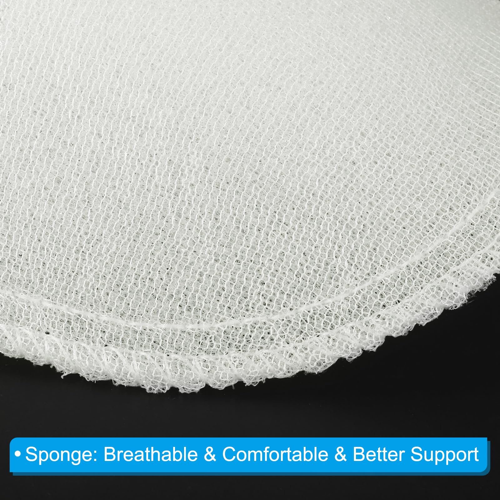 PATIKIL 4 Pairs Shoulder Pads for Suits - Breathable Sponge Shoulder Pads for Men's Blazers & Women's Clothing - Thick Costume Shoulder Enhancers for Sewing & Tailoring (White) - Perfect for Formal Wear, Cosplay & Costume Design