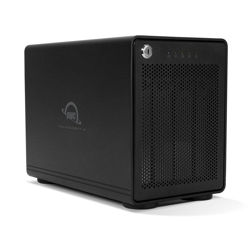 24TB OWC ThunderBay 4 Thunderbolt External Hard Drive - 4-Bay RAID Storage Solution with SoftRAID Software for Mac & PC - Perfect for Video Editing, Data Backup & Creative Professionals