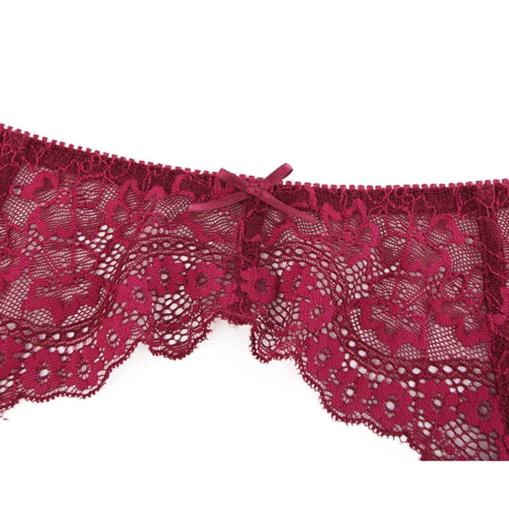 Sexy Lace Garter Belt for Women - Adjustable Thigh High Stockings Holder - Perfect for Bridal Lingerie, Boudoir Photography & Special Occasions