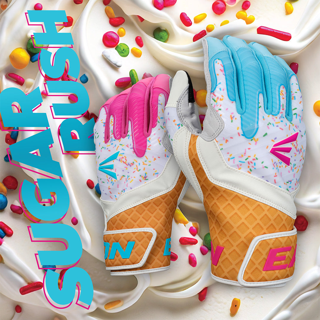 Easton Walk Off Ethos Batting Gloves for Baseball & Softball - Senior Size (2025) - Perfect for Training, Games & Competitive Play