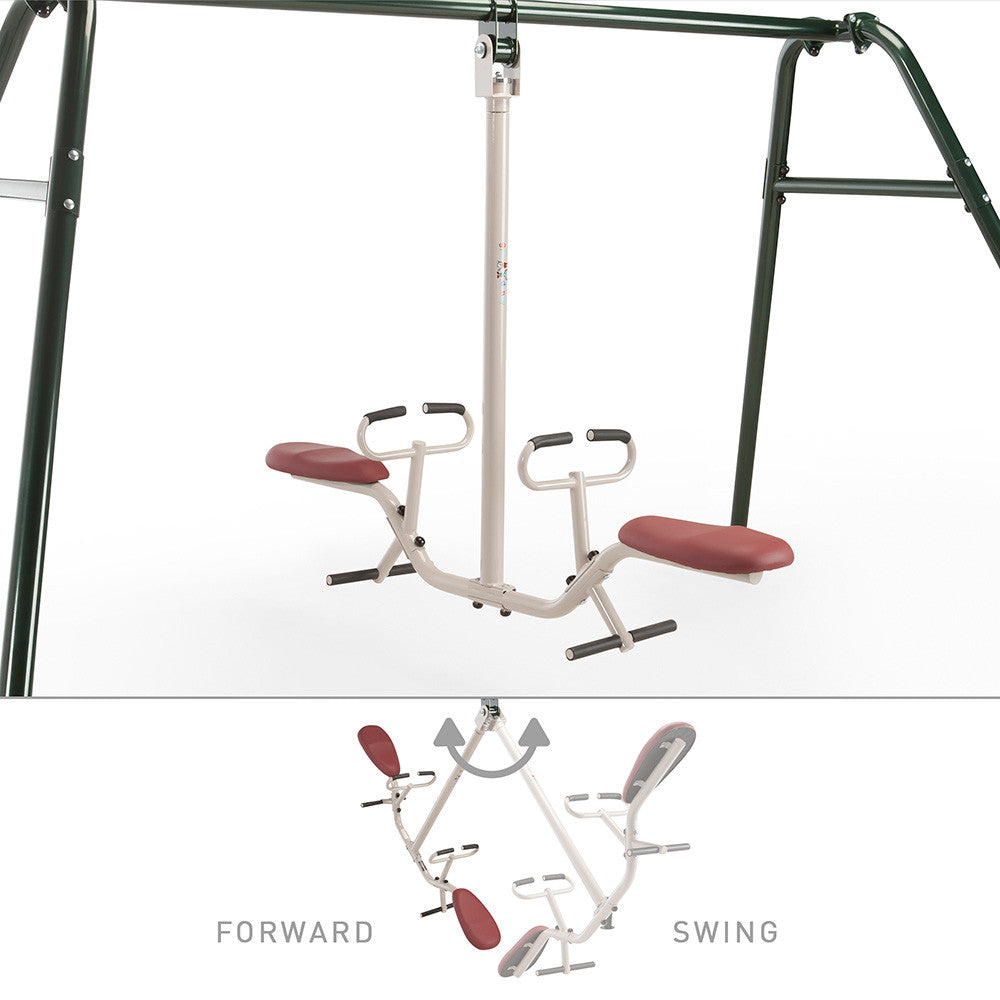 Gym Dandy Tilt A Swing - 360° Multi-Directional Baby Swing for Indoor & Outdoor Play | GD 6662 | Perfect for Backyards, Playrooms & Daycares
