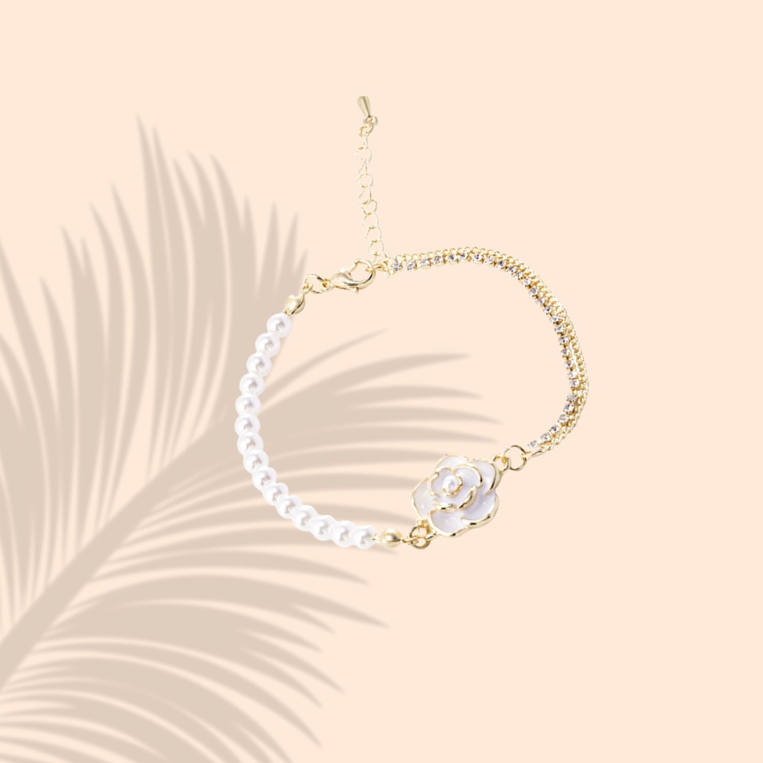 Elegant Flower Bracelets for Women - Romantic Anniversary & Christmas Jewelry Gift for Her - Perfect for Weddings, Parties & Special Occasions