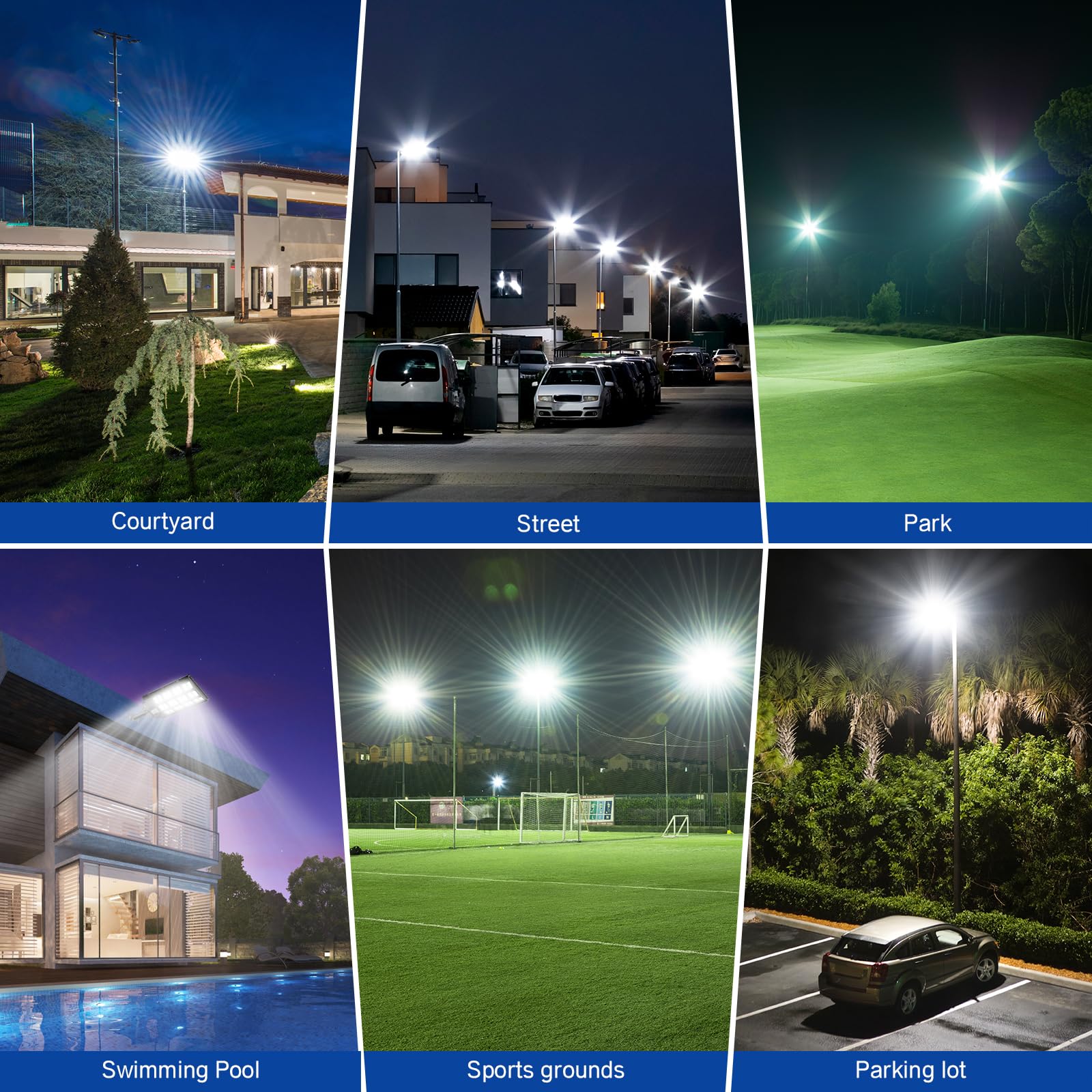 5200W Solar Street Light Outdoor - High Lumens 6500K LED Solar Parking Lot Lights with Motion Sensor & Remote Control - Dusk to Dawn Lighting for Driveways, Pathways, and Commercial Areas