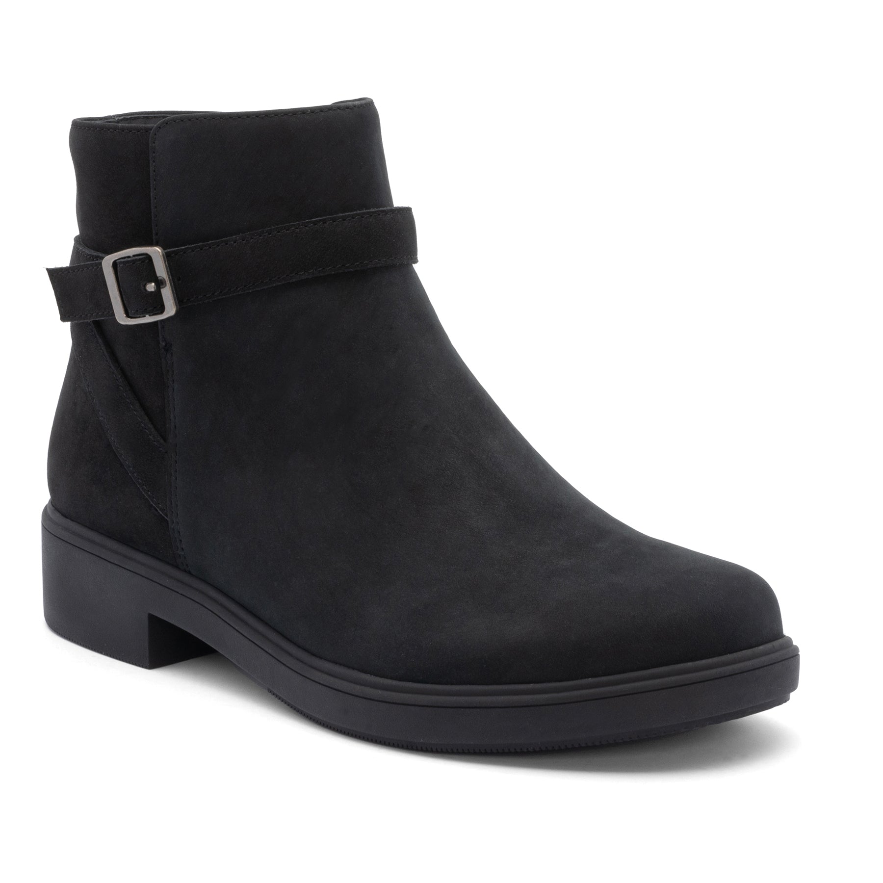 Abeo Compass Zip Black Nubuck Leather Boots for Men - Waterproof Hiking & Outdoor Adventure Footwear