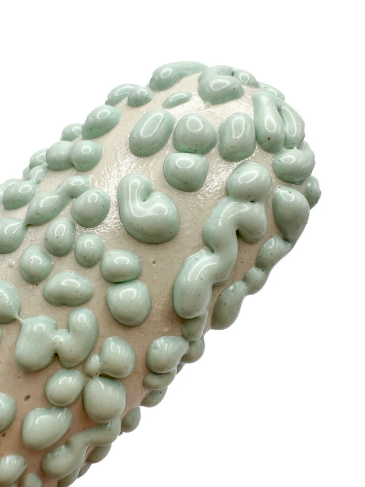 Ritual Glaze △5 6 Gumdrop Pastel Turquoise Ceramic Vase - Elegant Home Decor for Living Room, Bedroom & Wedding Centerpieces