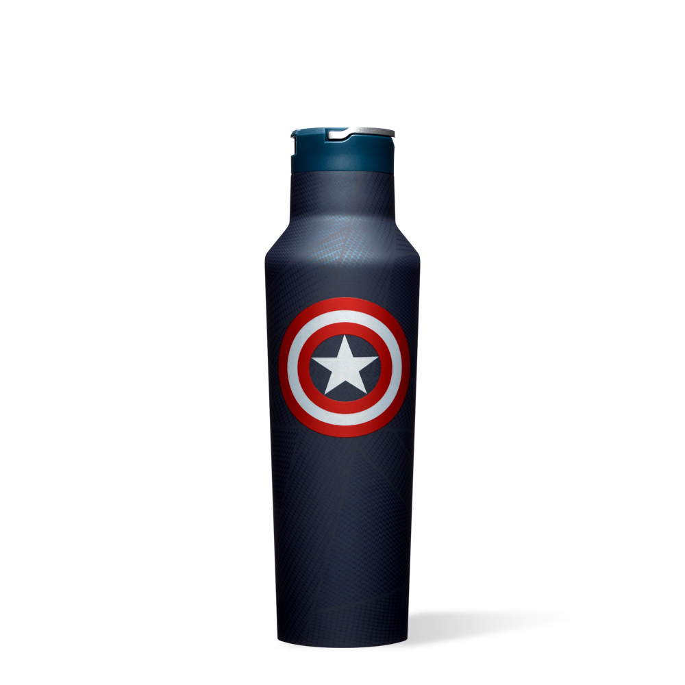 Marvel Superheroes Stainless Steel Sports Water Bottle - Leak Proof & Insulated for Gym, Hiking & Outdoor Adventures