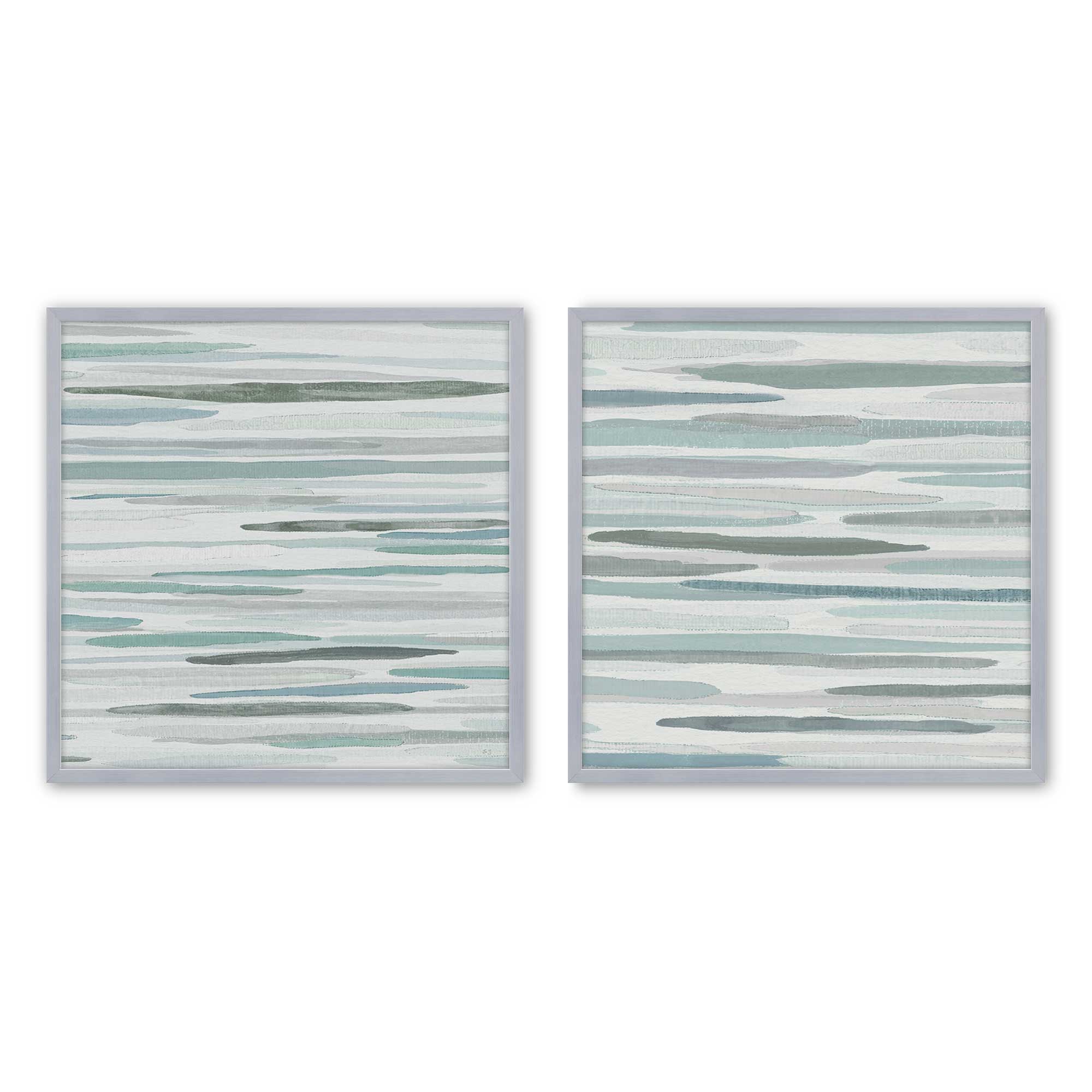 Cresting Calm Set of 2 Wall Art Prints on Archival Matte Paper - Coastal Beach Decor for Living Room, Bedroom & Office