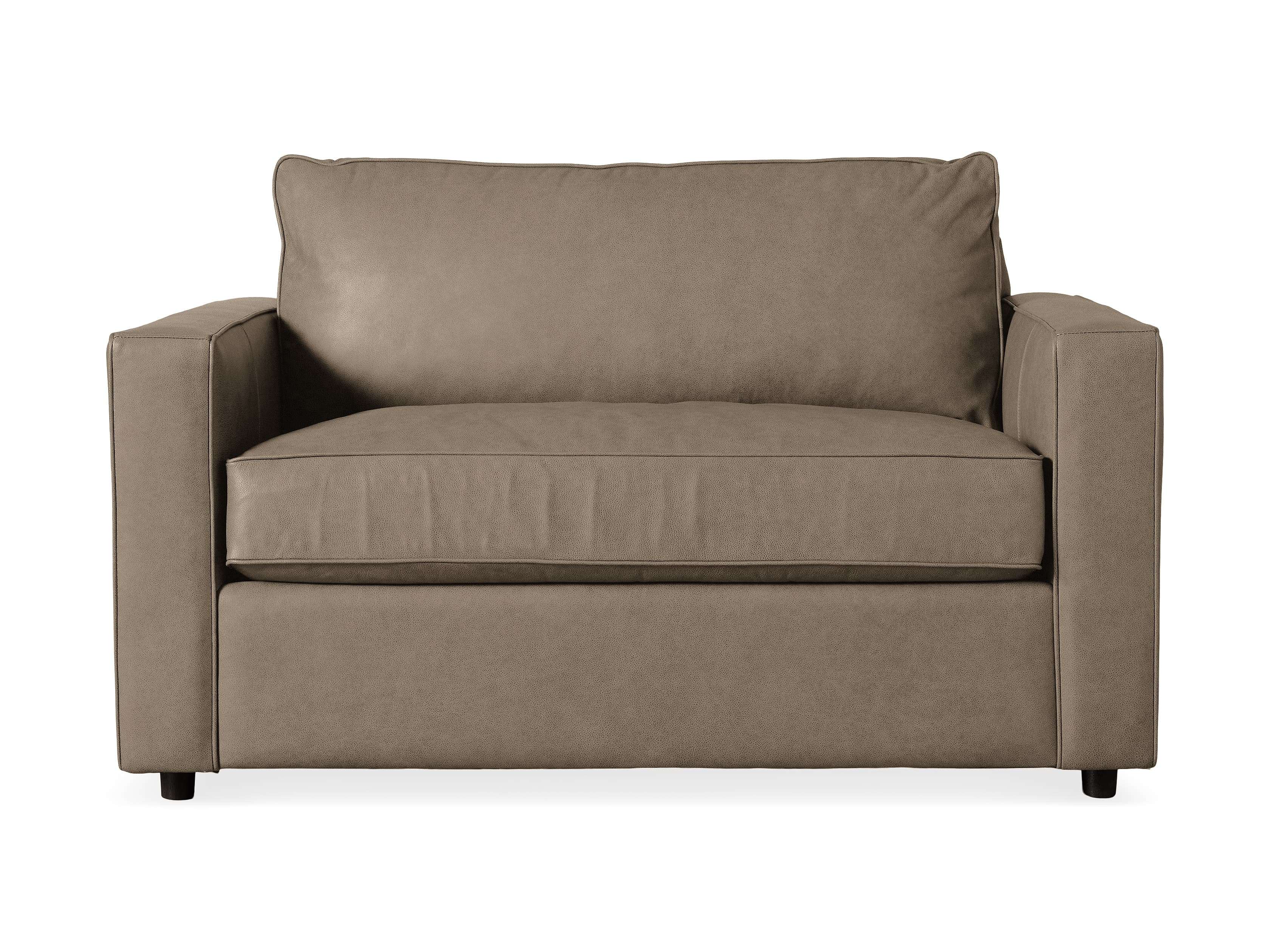 Filmore Genuine Leather Twin Air Sleeper Chair - Comfortable Convertible Guest Bed for Living Room, Office & Travel - Perfect for Overnight Guests, Small Spaces & Camping