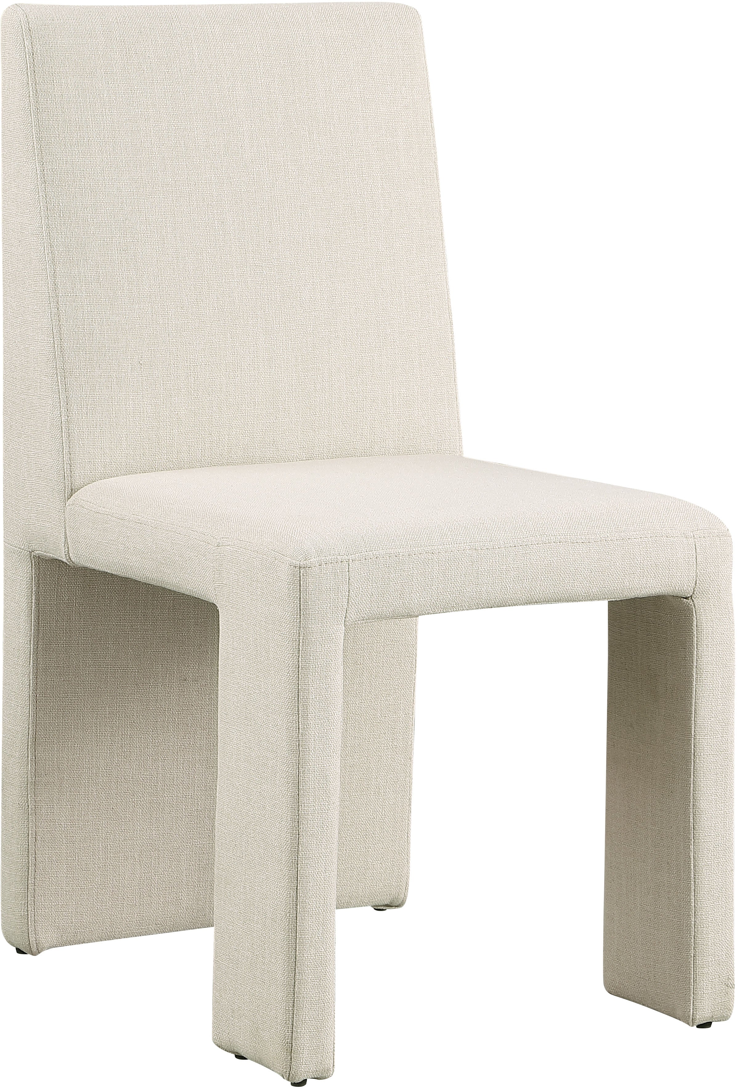 Benson Linen Textured Fabric Dining Chair - Modern Farmhouse Style Upholstered Seat for Kitchen, Dining Room & Home Decor | Comfortable & Durable