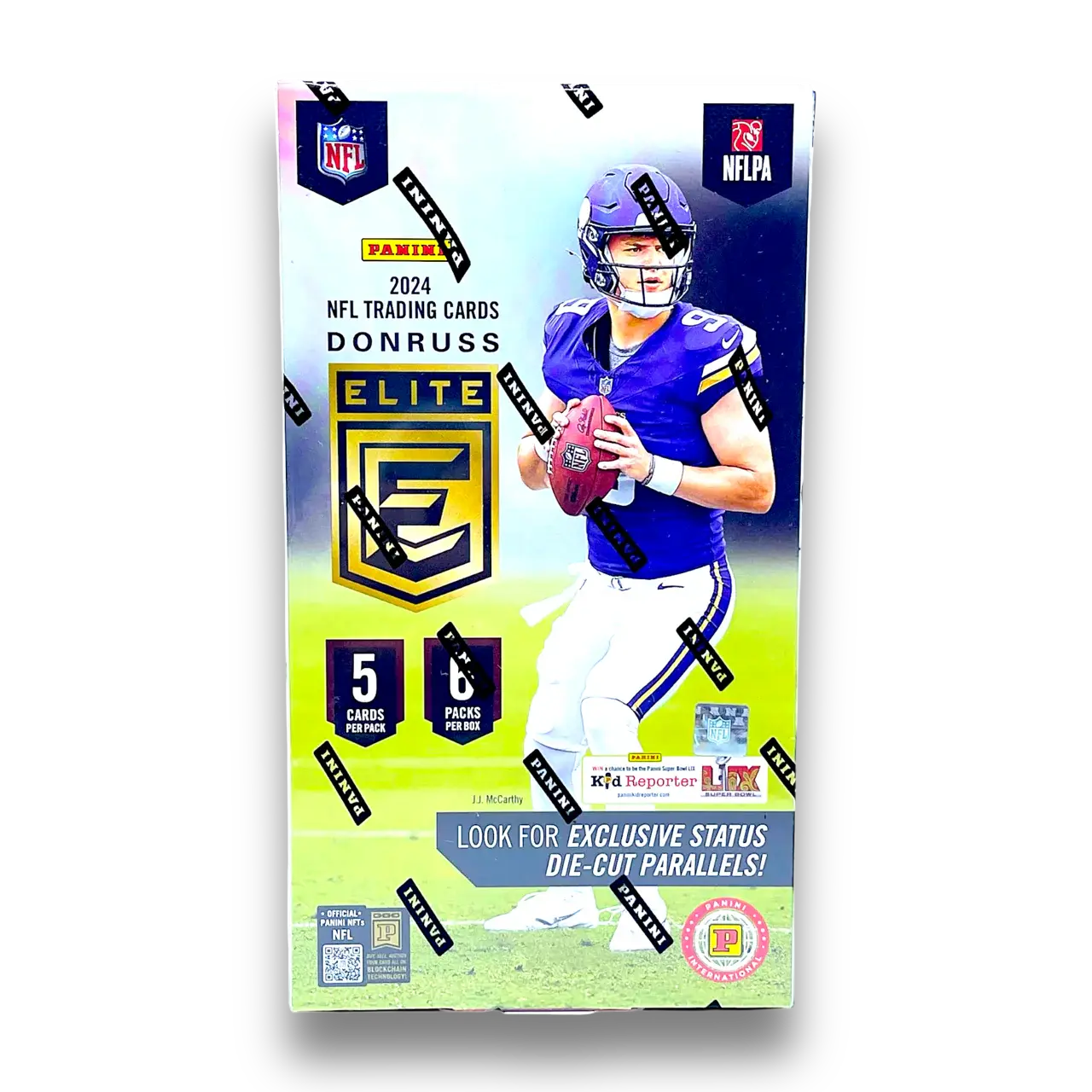 2024 Panini Donruss Elite Football International Hobby Box - NFL Trading Cards Collection for Collectors & Investors - Perfect for Sports Memorabilia Enthusiasts and Fantasy Football Fans