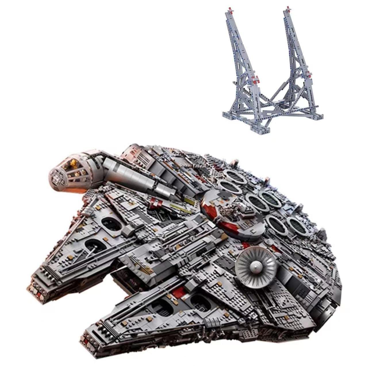 Eastbon Expert Building Kit & Starship Model - 8445 Piece Lego-Compatible Millennium Falcon (Star Wars) | DIY Spacecraft Toy for Adults & Kids | Perfect for Collectors, Gift Giving & STEM Learning