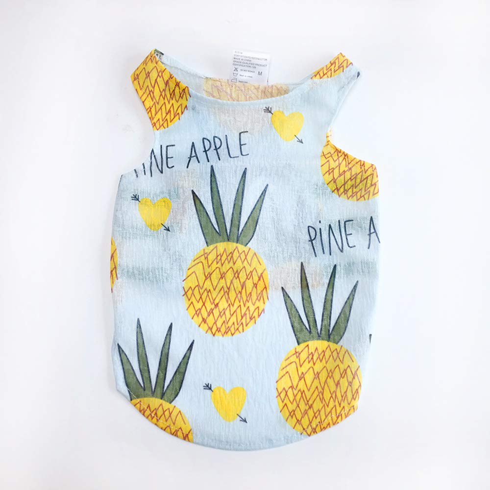 Dr.NONO Dog Summer T-Shirt - UV Protection Cute Puppy Vest for Small Dogs | Hawaiian Holiday Outfit, Beach & Outdoor Sun Protection Apparel
