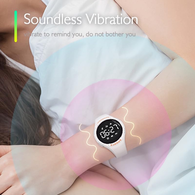 Fitness Watch with Pedometer - Step Counter, Calorie & Distance Tracker for Men & Women - No App Needed - Digital Activity Tracker Without Smartphone (Green) - Perfect for Walking, Running & Daily Fitness Tracking