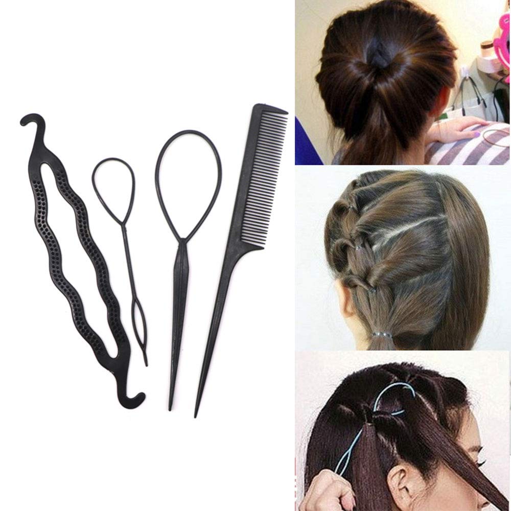 Hair Styling Accessories Set - 12pcs Spiral Hair Braid Tool Kit for Women & Girls | DIY Hair Design Tools for Curly, Wavy & Fashion Hairstyles | Perfect for Parties, Weddings & Daily Styling