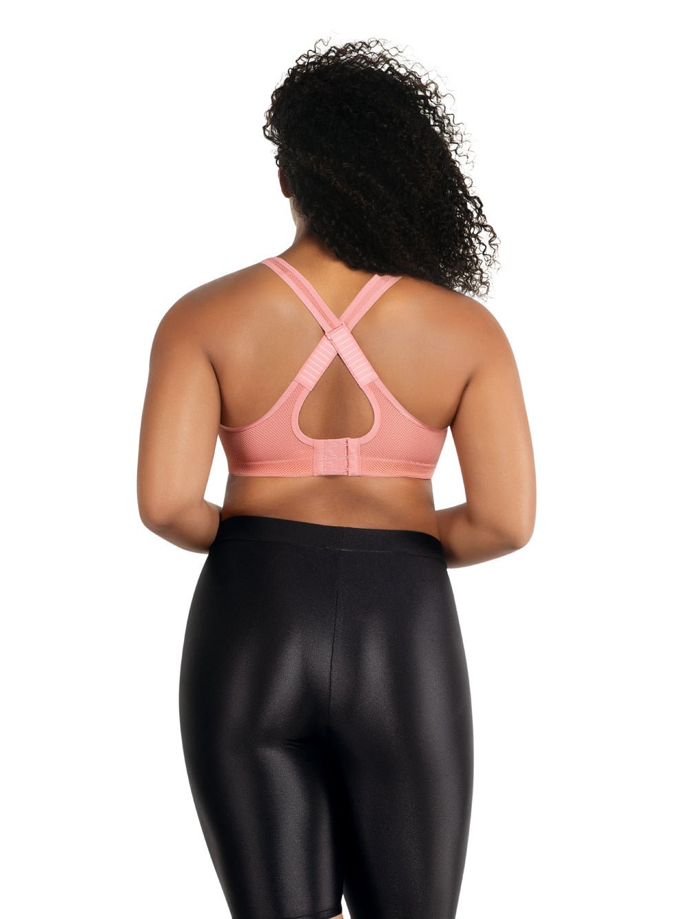 Wire-Free Low Impact Sports Bra for Women - Parfait Breeze in Pink Blush | Perfect for Yoga, Running & Gym Workouts