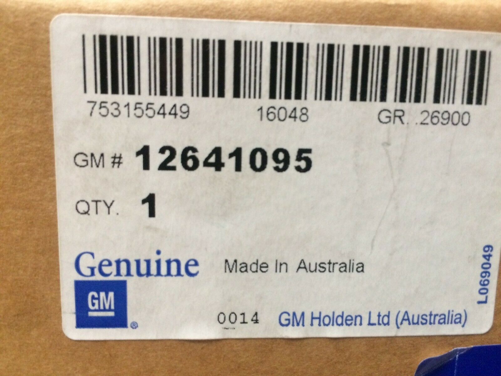Genuine Holden Commodore VF14 17 V6 LWR (LPG) 3.6L Complete Right Cylinder Head Replacement Part - Perfect for Engine Repair & Performance Upgrade