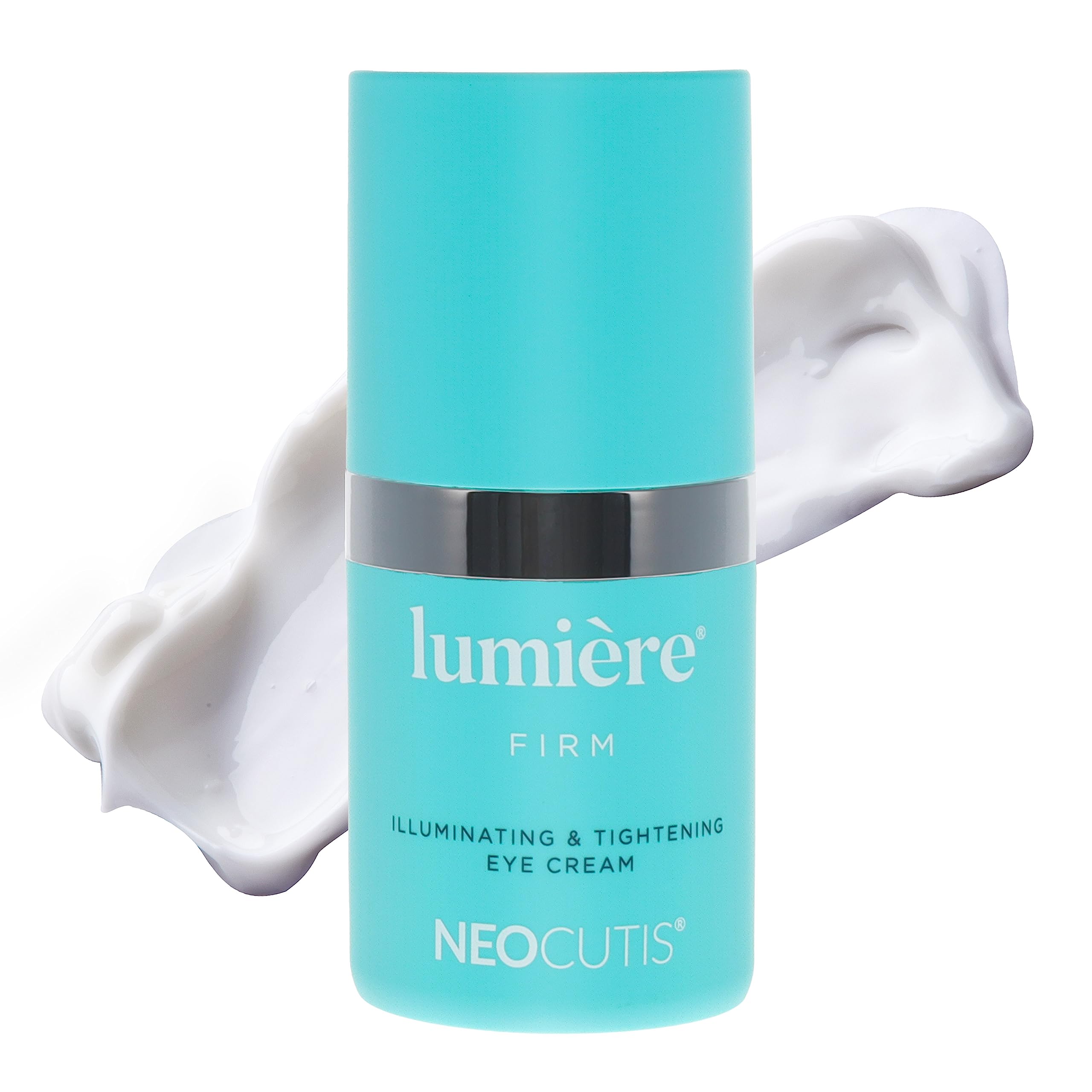 Neocutis Lumiere Firm Anti-Aging Eye Cream - Brightens Dark Circles, Reduces Puffiness & Wrinkles - Hydrating & Soothing Formula - Travel Size 15ml/0.5oz - Perfect for Night Routine, Morning Refresh & On-The-Go Skincare