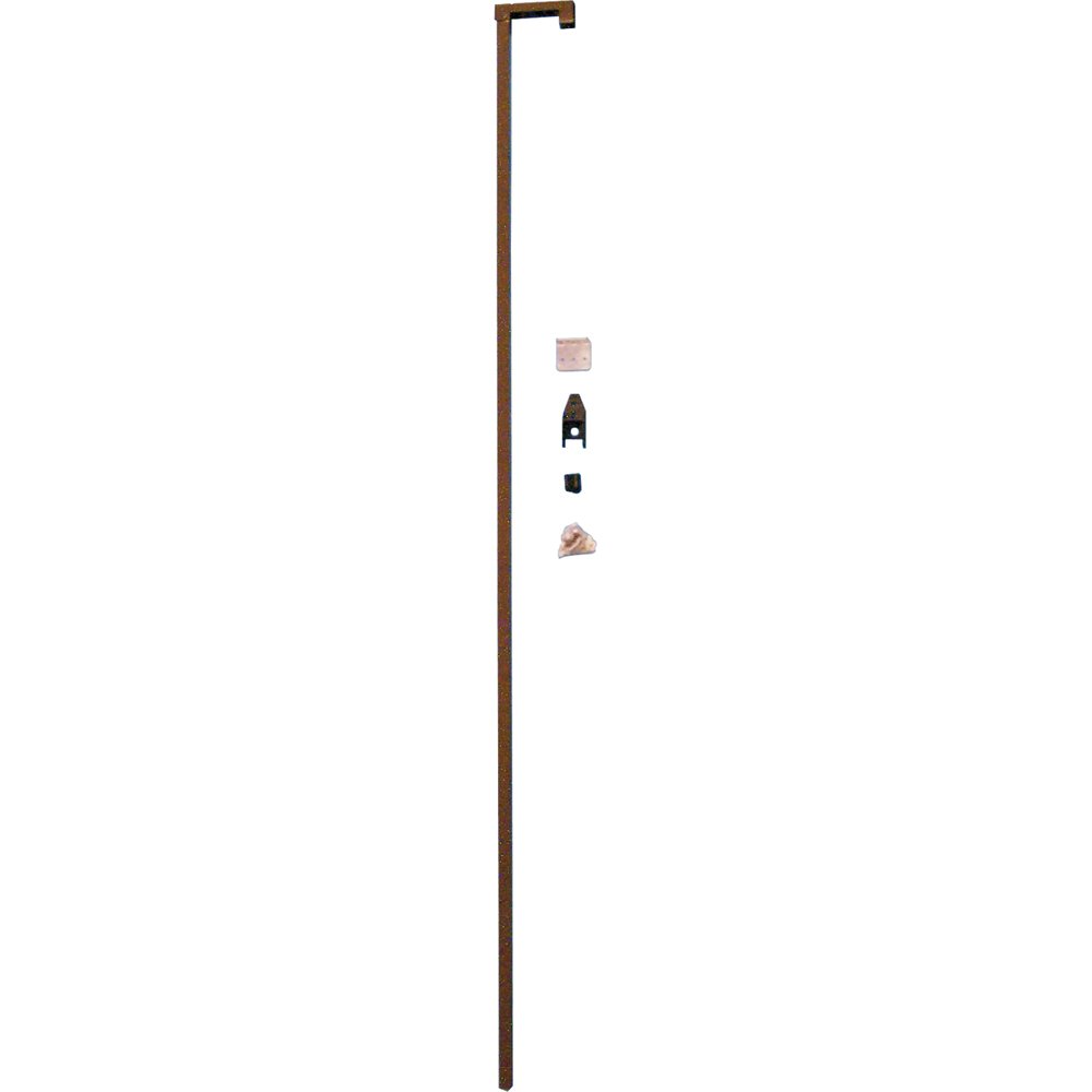 Defender Security S 4154 48-Inch Sliding Door Security Bar Lock - Heavy Duty Extruded Aluminum, Bronze Finish - Perfect for Patio, Balcony & Apartment Safety