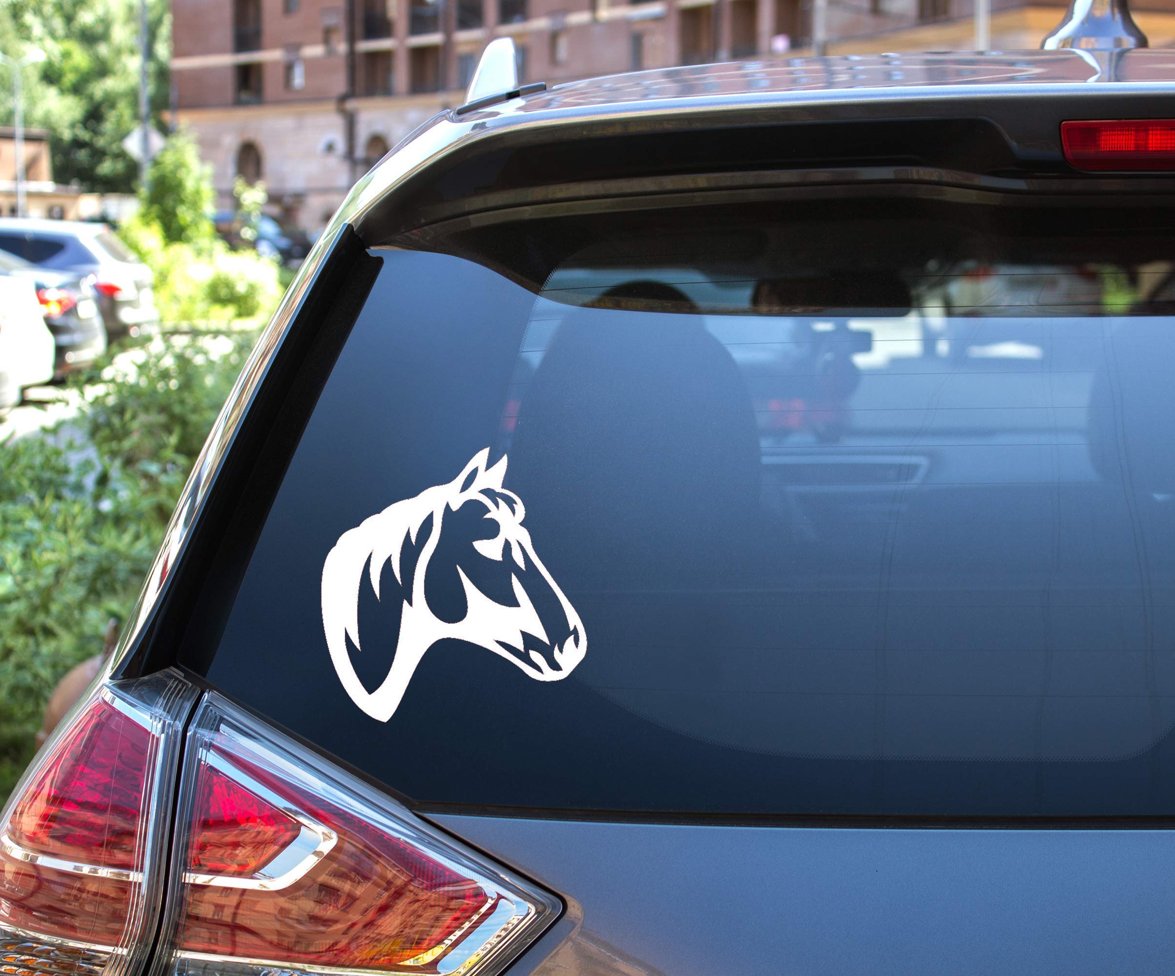 Custom Horse Vinyl Decal - Equestrian Bumper Sticker for Tumblers, Laptops, Car Windows - Horse Girls Decal - Style 2 - Perfect for Gifts, Home Decor, and Personal Accessories