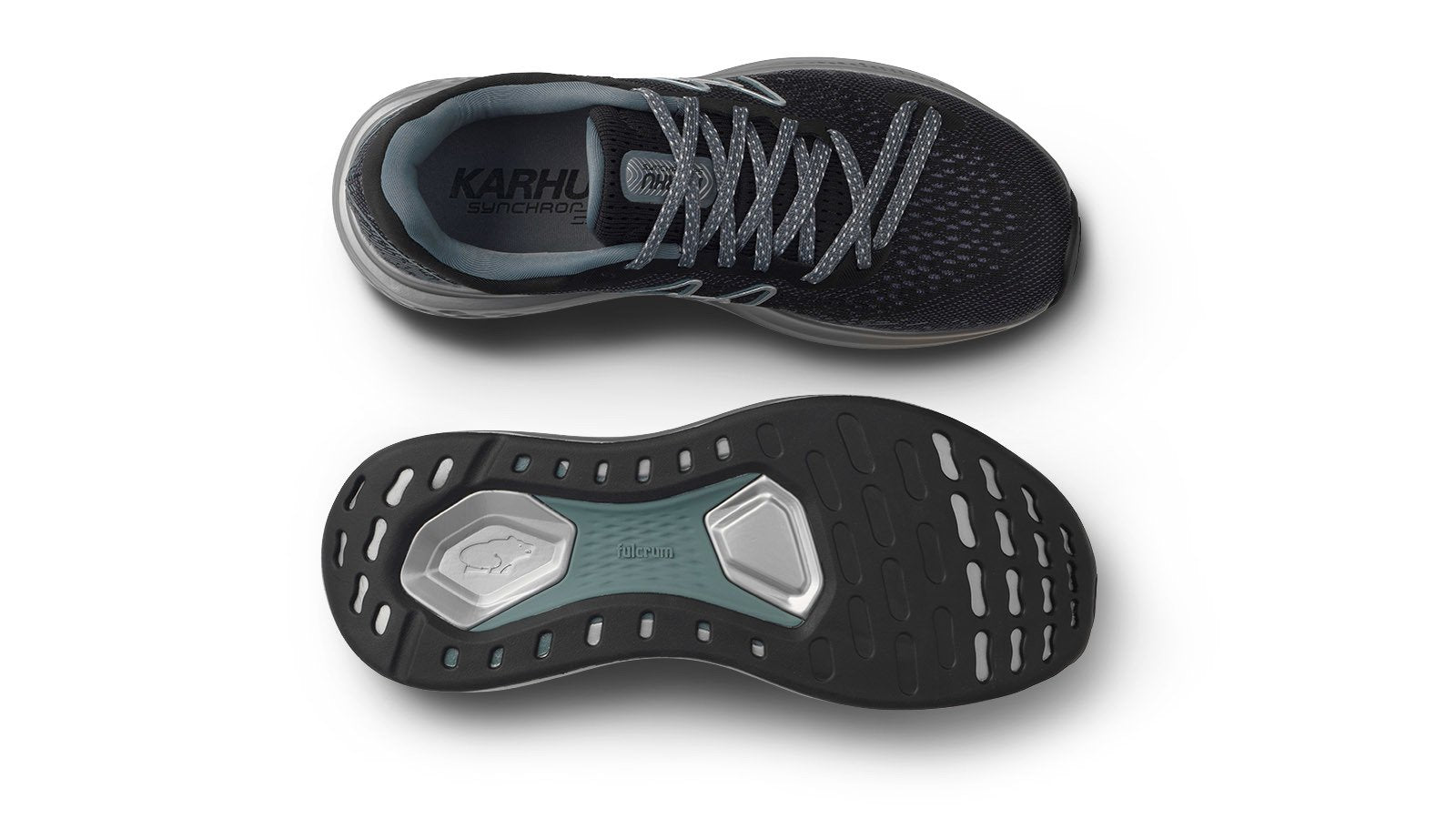 Women's Synchron 2.5 Running Shoes - Black/Stormy Weather - Lightweight & Breathable for Jogging, Gym Workouts & Outdoor Activities