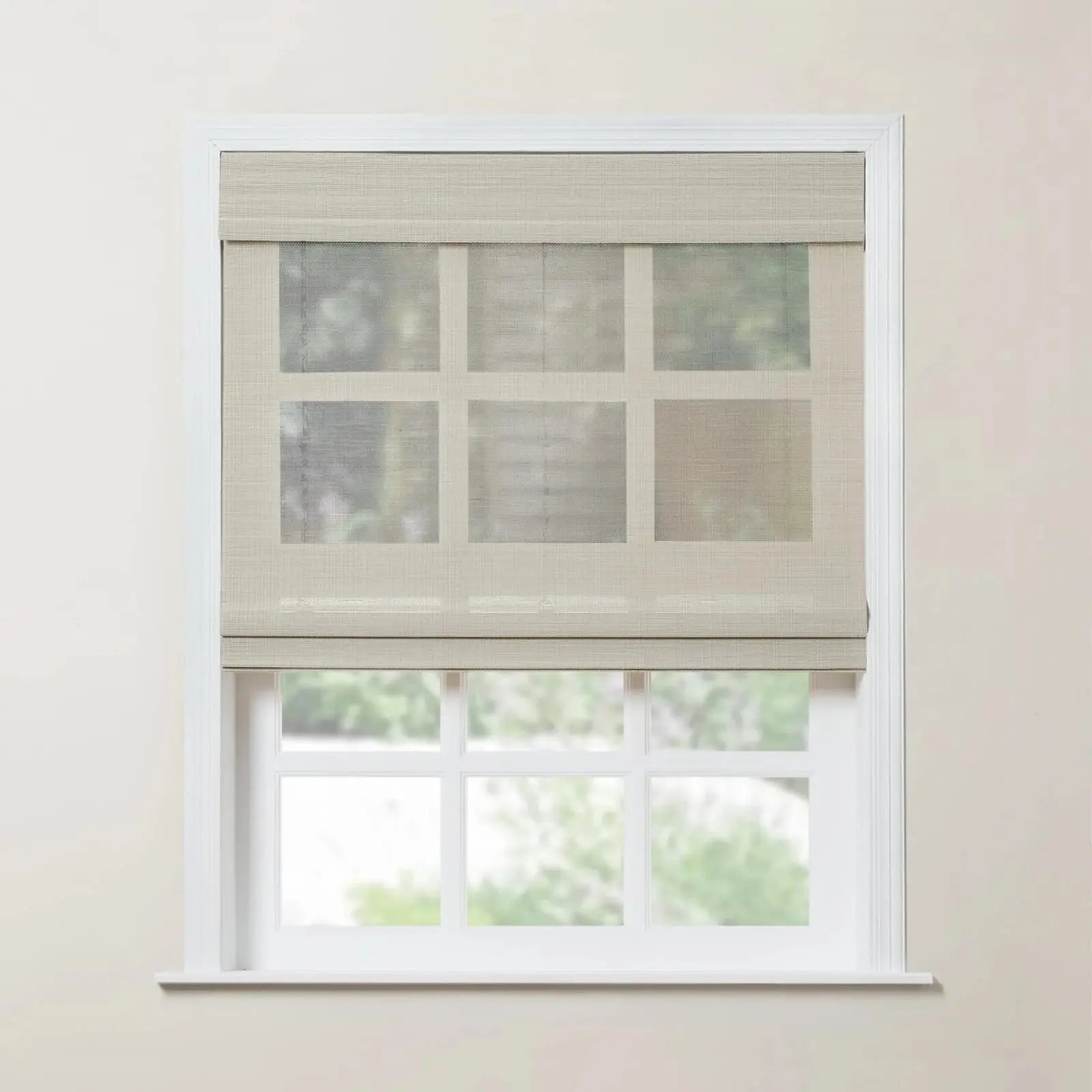 Rae Natural Bamboo Woven Shades Series S - Eco-Friendly Window Blinds for Home & Office - Perfect for Living Room, Bedroom, and Patio Privacy