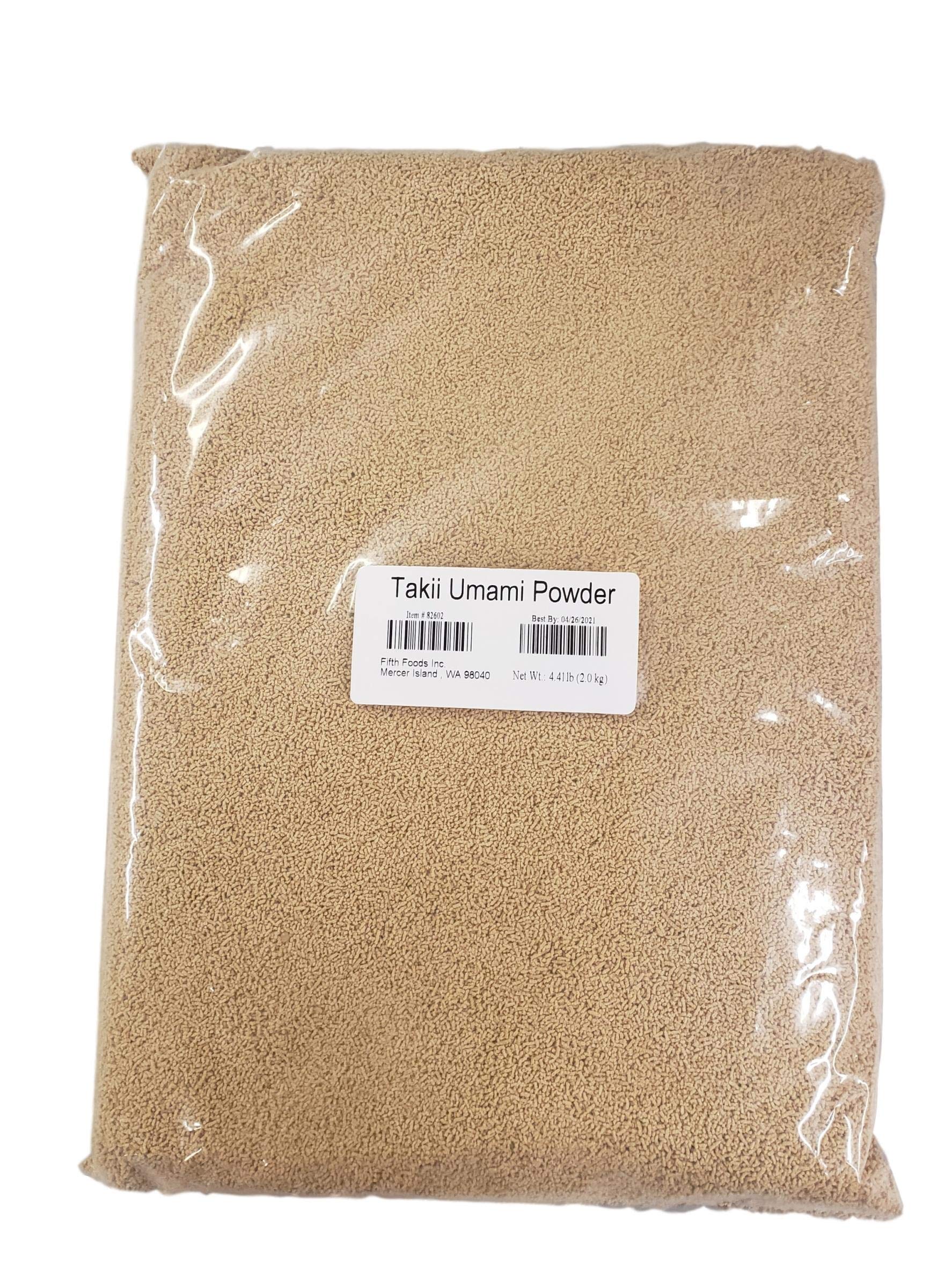 Takii Pure Umami Powder - 4.4 Lbs Bulk (2kg) - Natural Flavor Enhancer for Cooking, Baking & Seasoning - Perfect for Soups, Sauces, Marinades & Meat Rubs