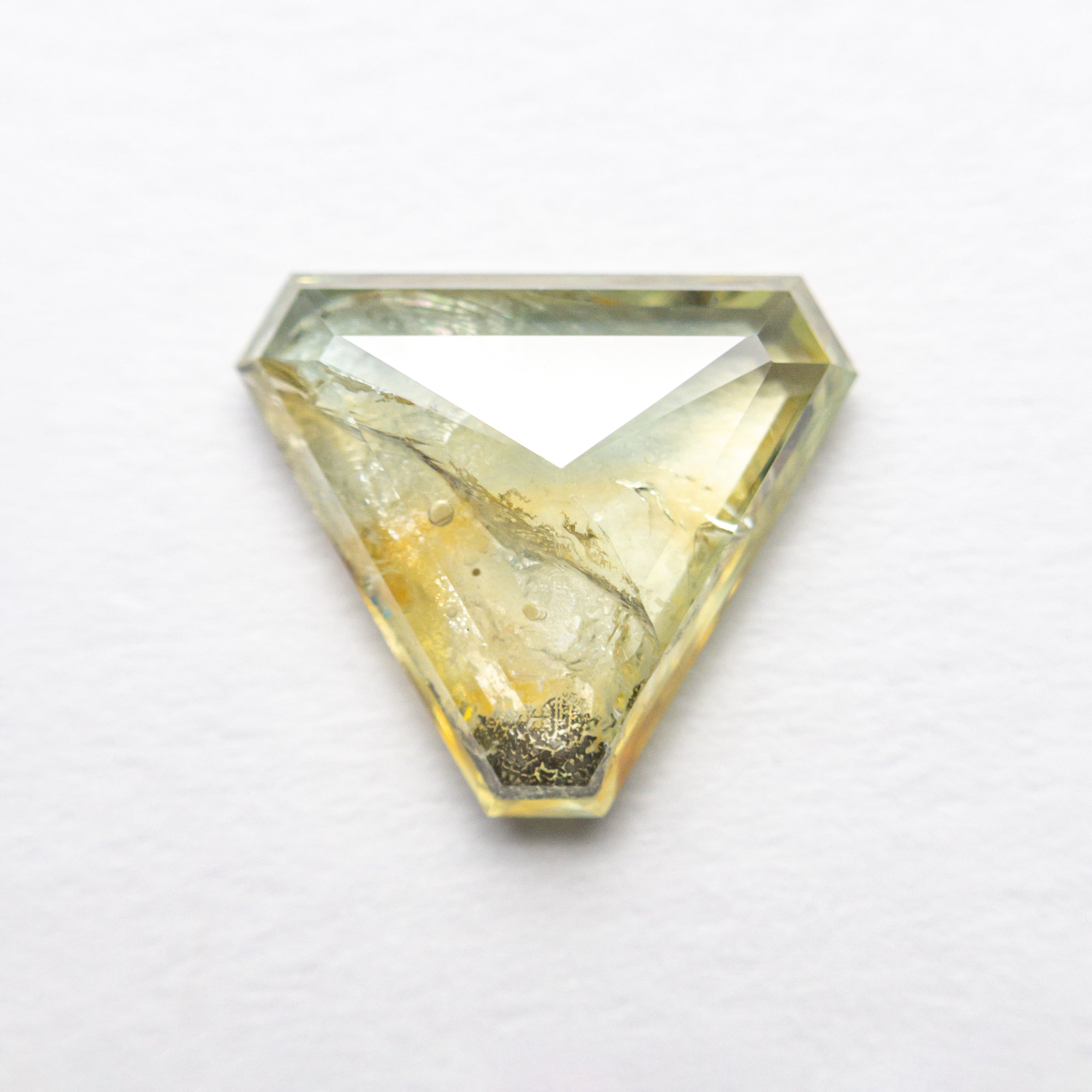 1.99ct Natural Hexagon Rose Cut Sapphire Gemstone - 8.35x9.64x2.72mm Loose Faceted Blue Sapphire for Jewelry Making, Engagement Rings & Unique Gifts