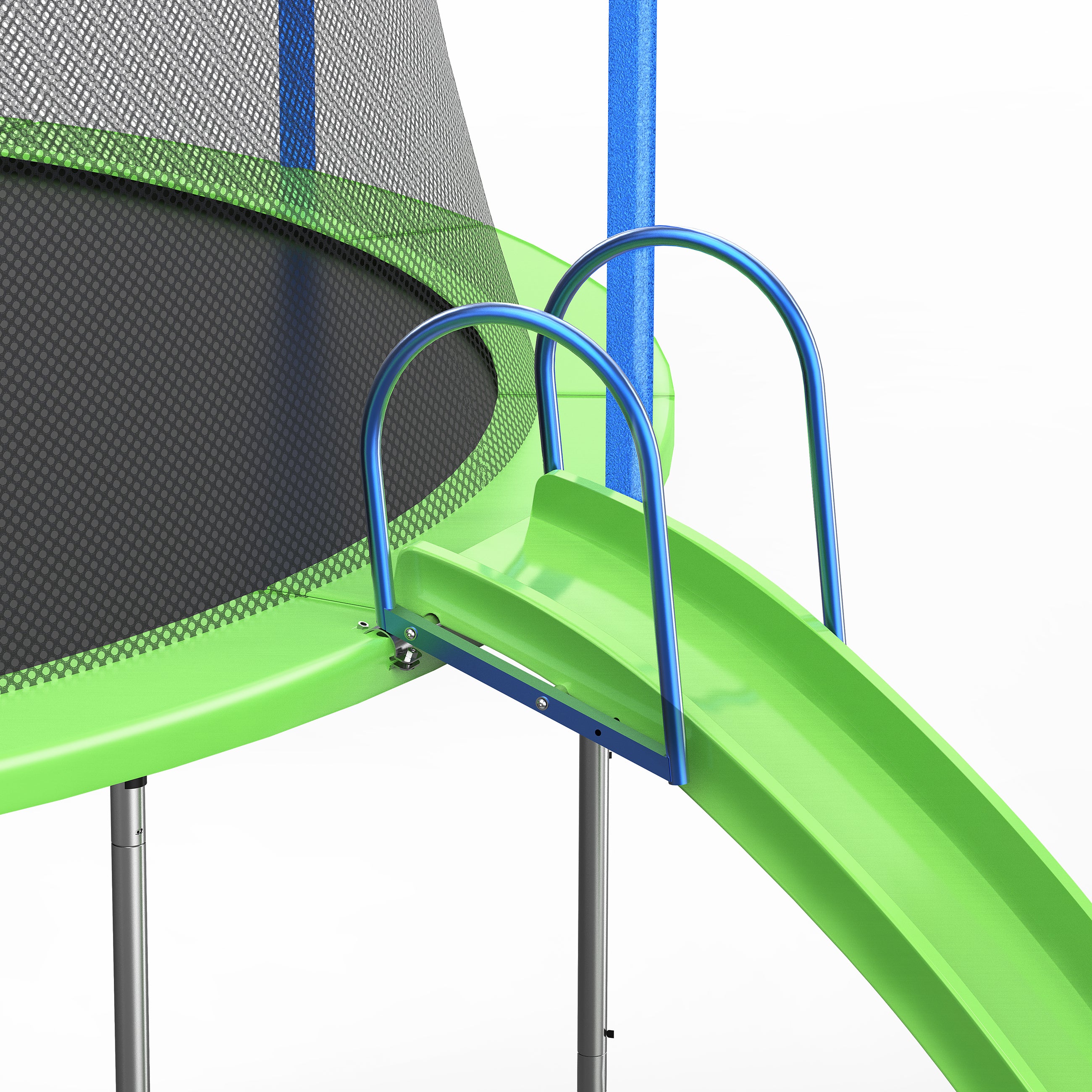 12FT Trampoline with Slide, Swings, Basketball Hoop & Ladder - ASTM Approved Outdoor Backyard Trampoline with Safety Net for Kids & Adults - Perfect for Family Fun, Exercise & Outdoor Play