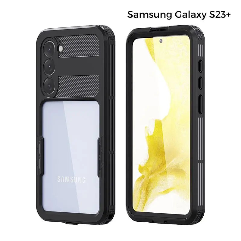 Waterproof Samsung Galaxy S Series Phone Case - Shockproof & Dirt Resistant Cover for S20/S21/S22/S23 - Perfect for Outdoor Activities, Swimming & Extreme Sports