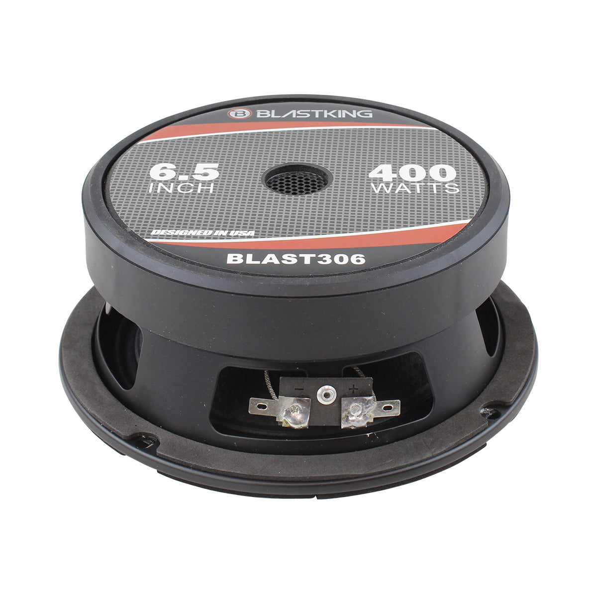 Blastking BLAST306 6.5 Inch 400W Midbass Speaker - High Power Car Audio Woofer for Enhanced Bass in Vehicles & Home Theater Systems