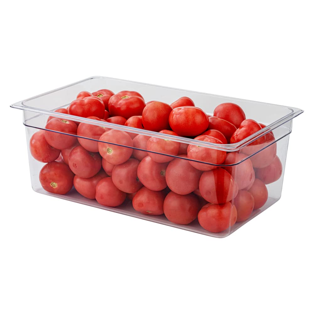 Restaurantware Met Lux 18-Inch Deep Proofing Box - Clear Plastic Food Grade Storage Container with Graduated Measurements, Dishwasher Safe (Lids Sold Separately) | Perfect for Bakeries, Restaurants & Meal Prep Storage