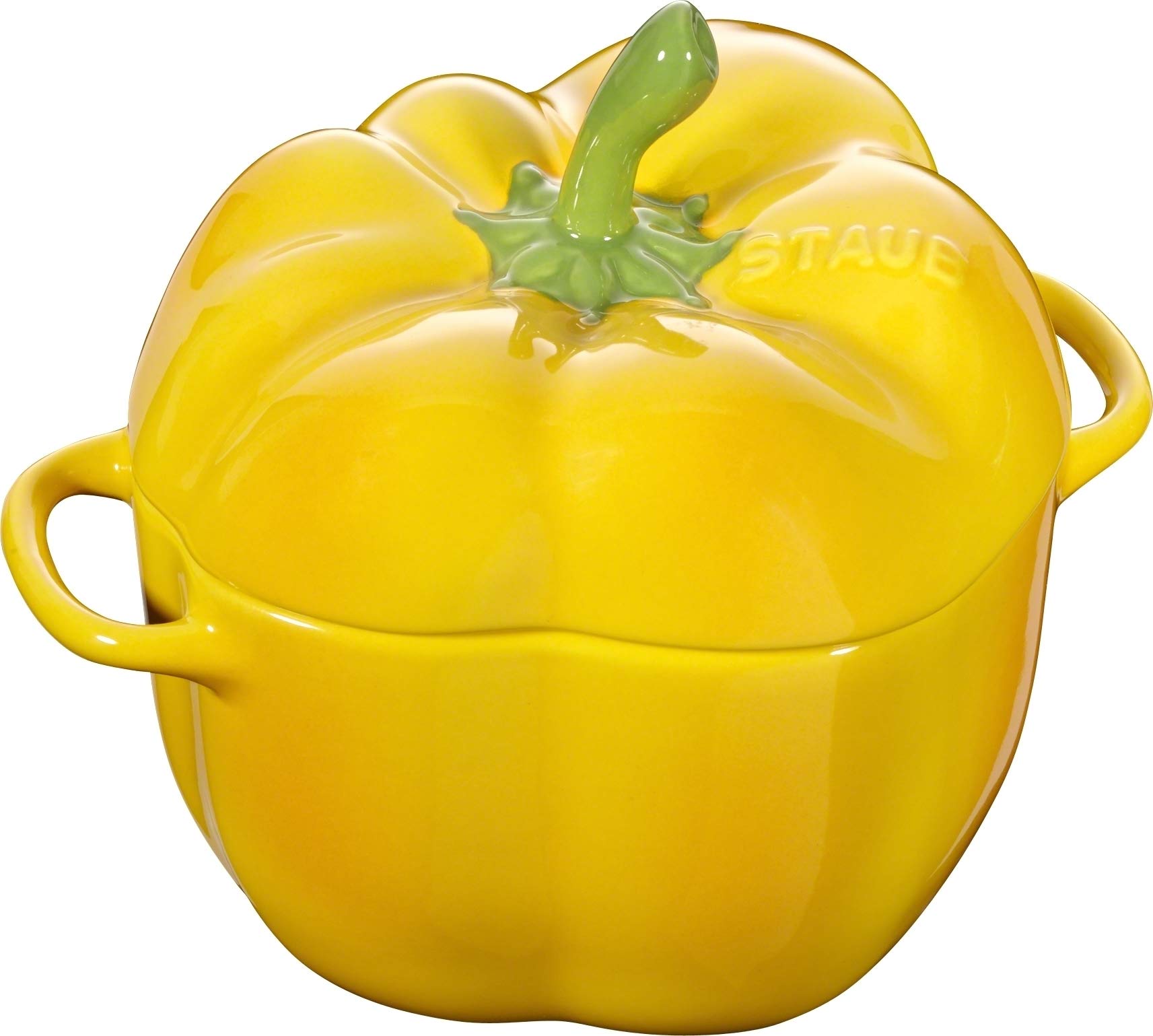 STAUB Zwilling Ceramic by Paprika Cocotte - Yellow Ceramic Dutch Oven, 4.2
