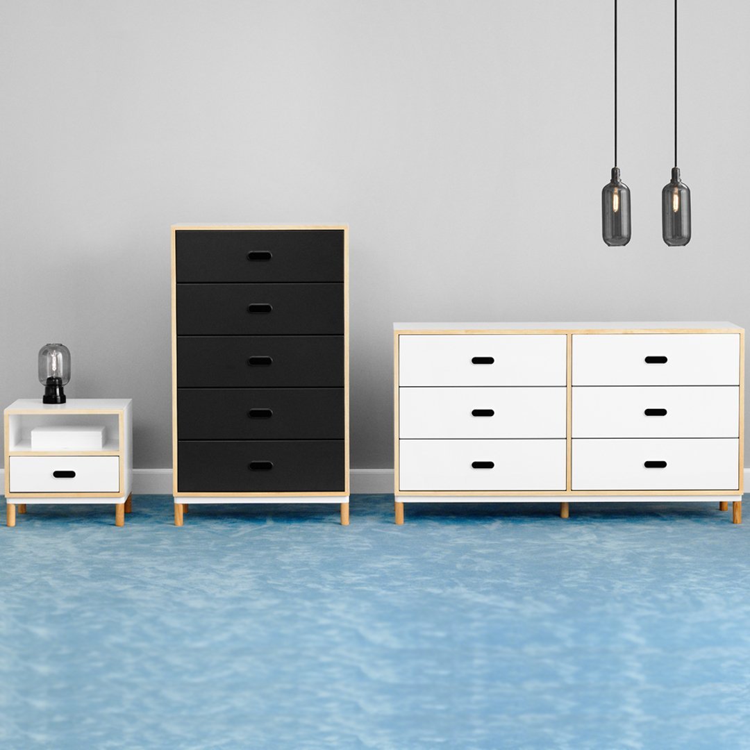 Kabino Nightstand - Modern Bedside Table with Storage Shelf, Perfect for Bedroom, Living Room, or Office Use