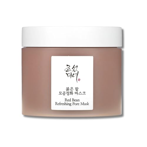 Red Bean Refreshing Pore Mask 140ml - Korean Skincare for Oily & Acne-Prone Skin | Deep Cleansing Face Scrub to Minimize Enlarged Pores | Joseon Beauty K-Beauty Import | Perfect for Daily Detox & Spa Night Routine