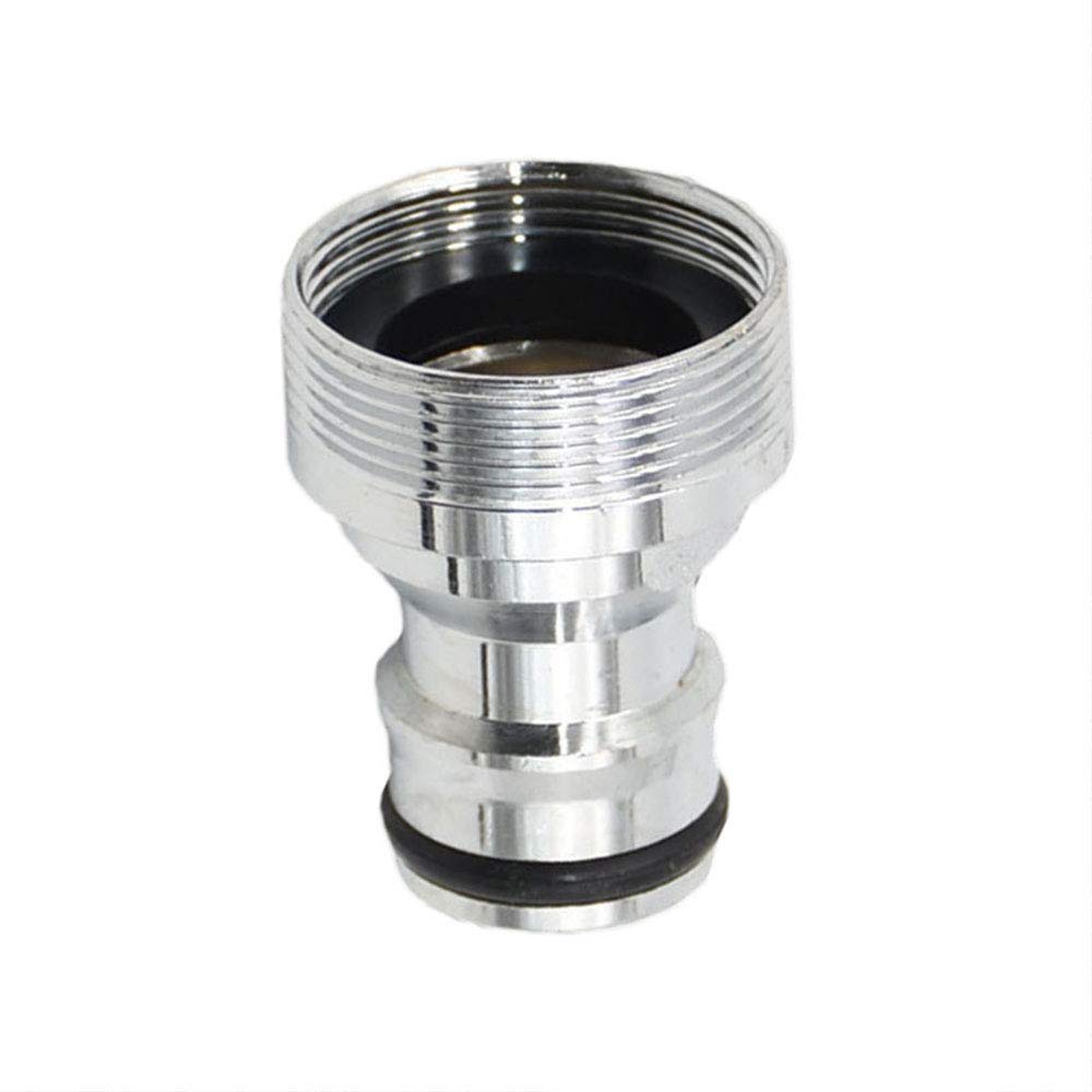 2-Piece Brass Hose Connector Adapter, Male Threaded Metal Water Hose Fitting for Kitchen, Bathroom, Bar & Sink Faucet - Perfect for Outdoor Gardening, RV Plumbing & Home Water Supply Systems