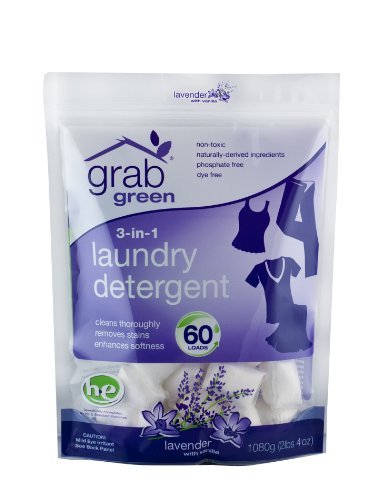 Lavender Vanilla Laundry Detergent Pods - 60 Count | Eco-Friendly, Plant-Based | Perfect for Sensitive Skin & Fresh Scent Laundry