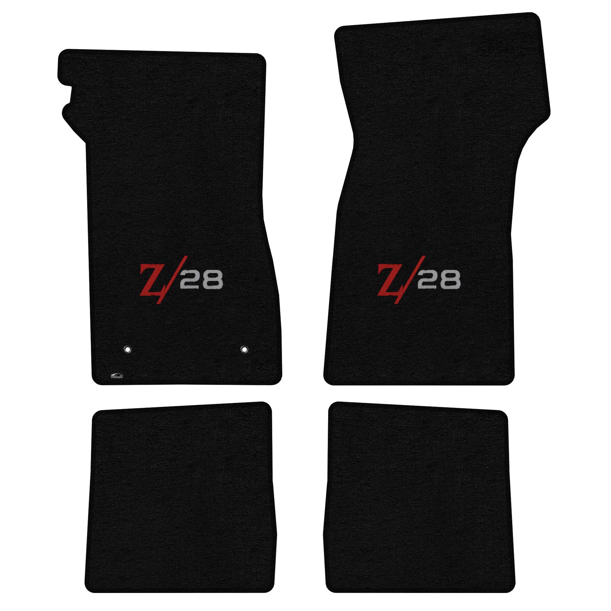 Premium Custom-Fit Carpet Floor Mats for 1967-1969 Chevy Camaro Z28 - 4-Piece Set (Front & Rear) Black Luxury Car Floor Liners | Perfect for Classic Car Restoration & Daily Driving Protection